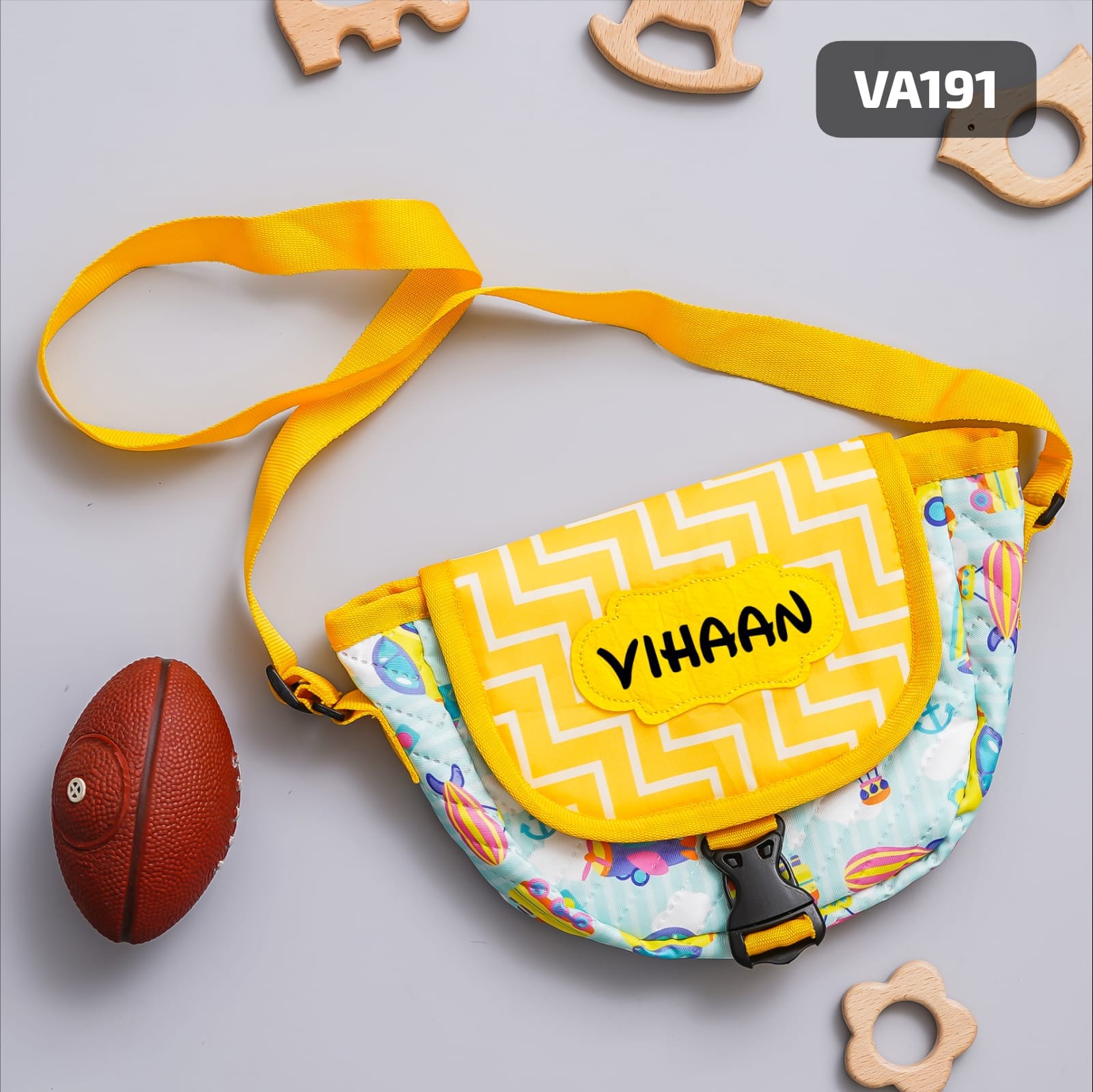 Personalised Kids Premium Fashionable Sling Bag (VA184 - VA193) - The Gifting Era