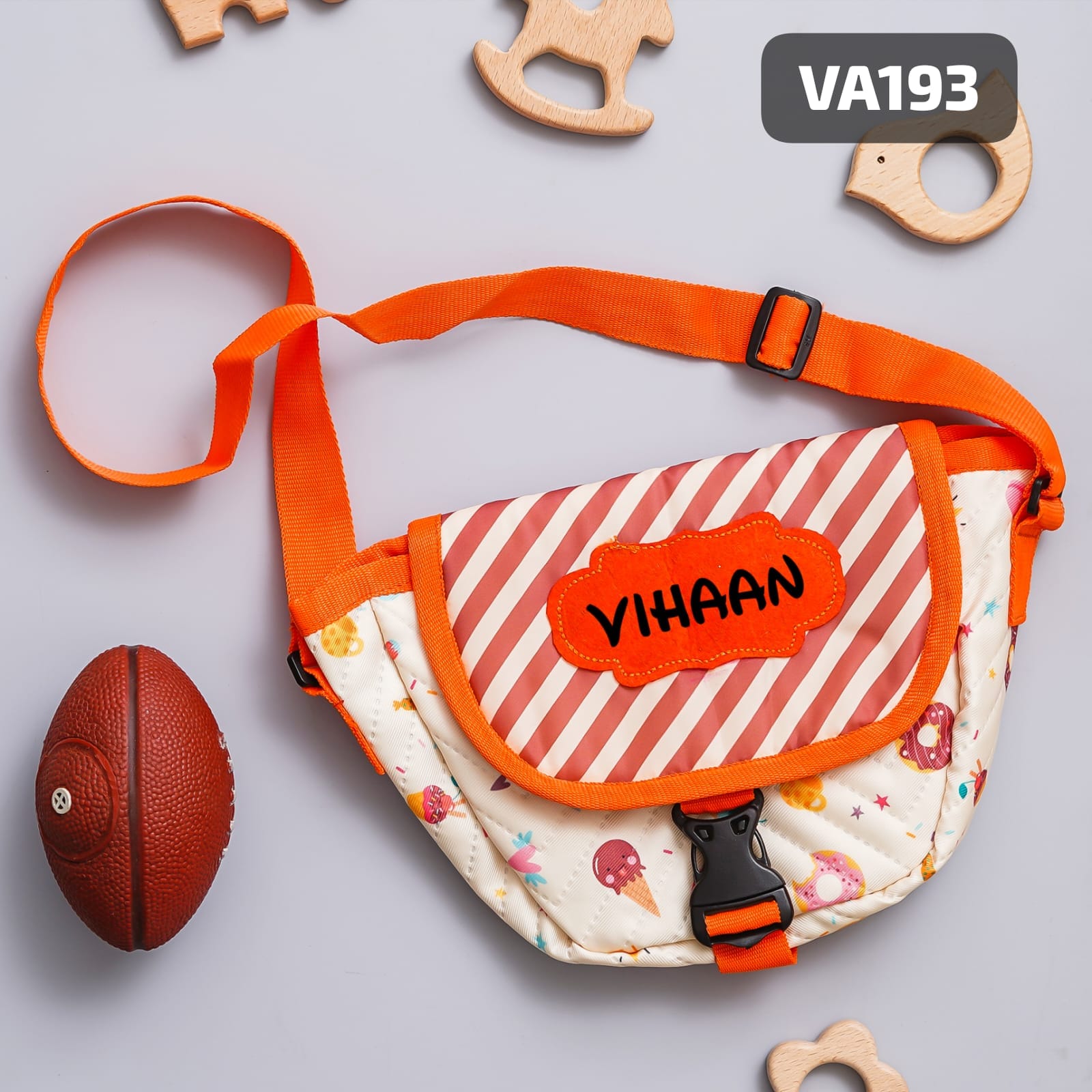 Personalised Kids Premium Fashionable Sling Bag (VA184 - VA193) - The Gifting Era