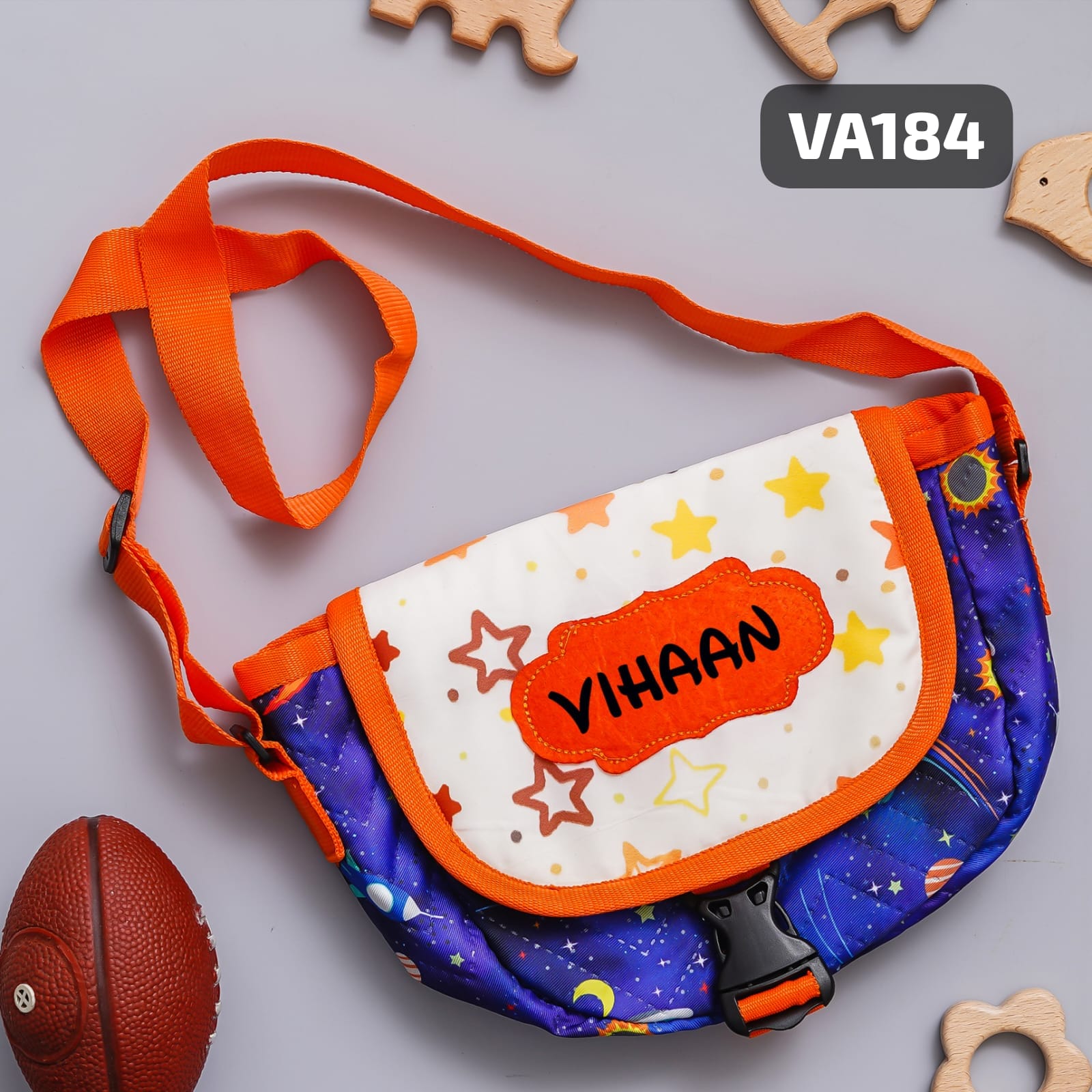 Personalised Kids Premium Fashionable Sling Bag (VA184 - VA193) - The Gifting Era