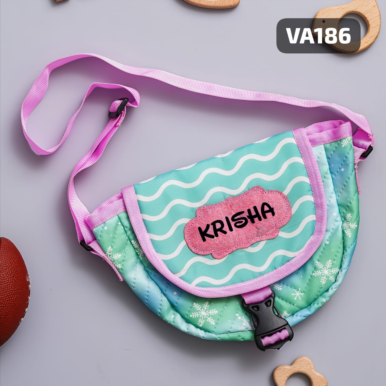 Personalised Kids Premium Fashionable Sling Bag (VA184 - VA193) - The Gifting Era
