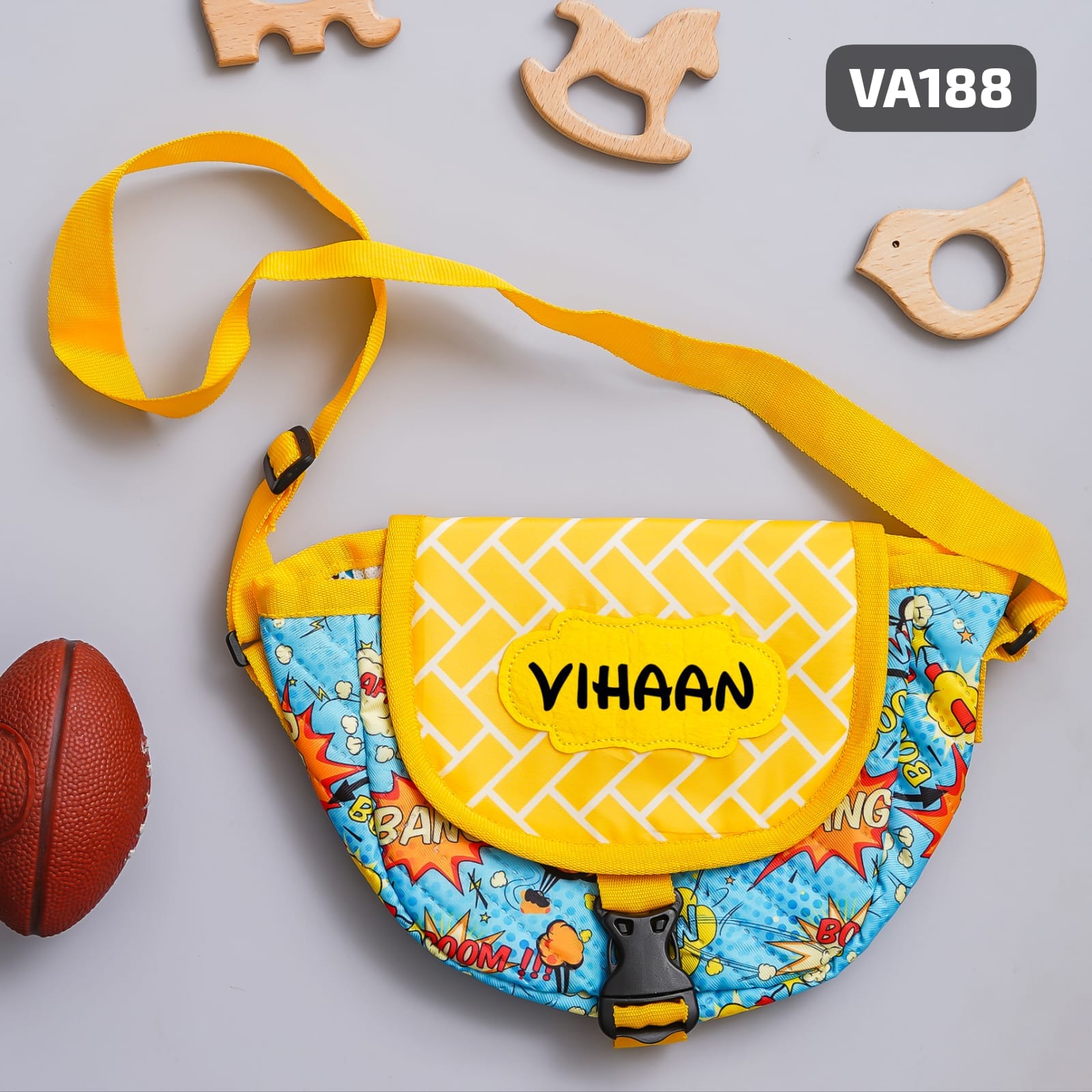 Personalised Kids Premium Fashionable Sling Bag (VA184 - VA193) - The Gifting Era