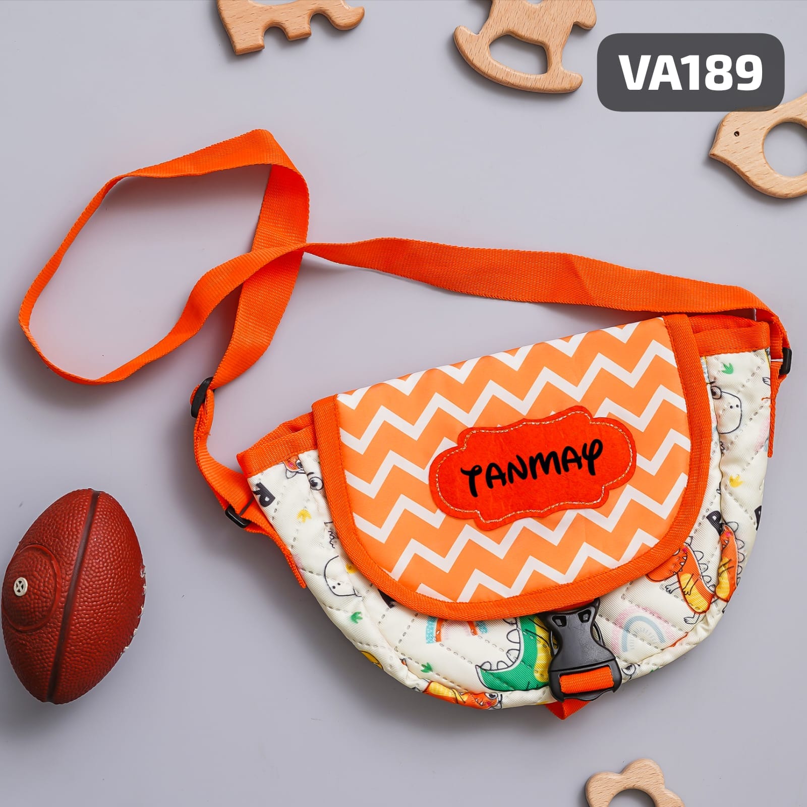 Personalised Kids Premium Fashionable Sling Bag (VA184 - VA193) - The Gifting Era