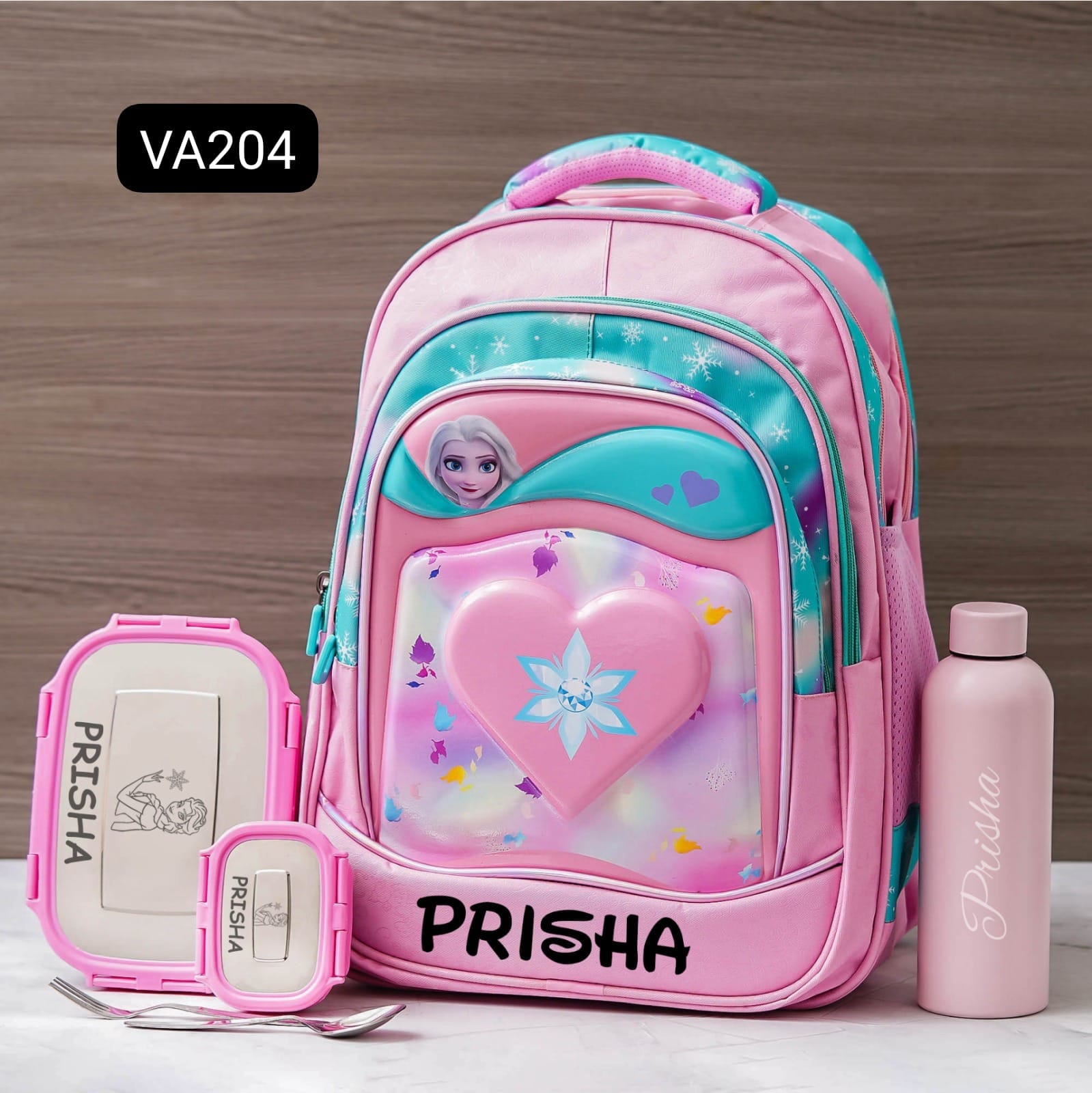 Personalised Kids Theme Premium School Bag Hamper (VA202 - VA204) - Frozen - The Gifting Era