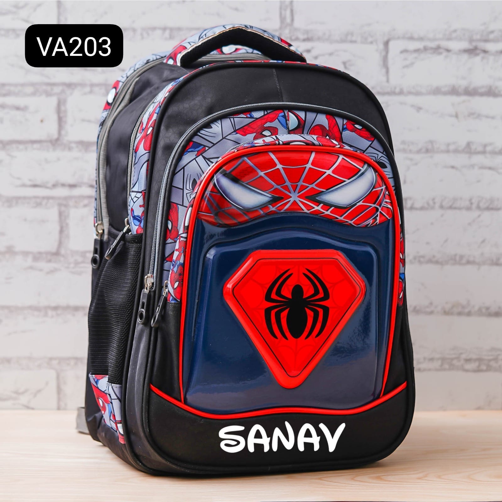 Personalised Kids Theme Premium School Bag Hamper (VA202 - VA204) - Spider-Man - The Gifting Era