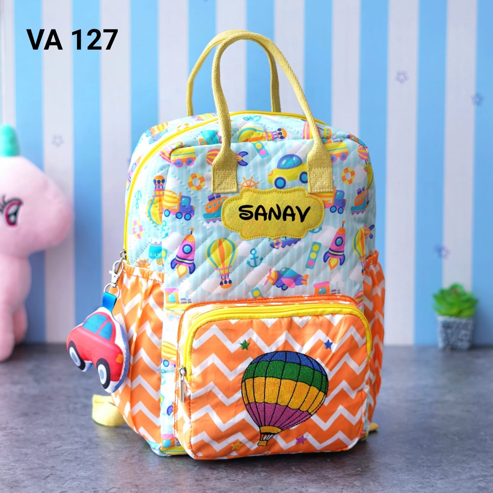 Personalised Kids Travel Bagpack (VA125 - 131A) - The Gifting Era