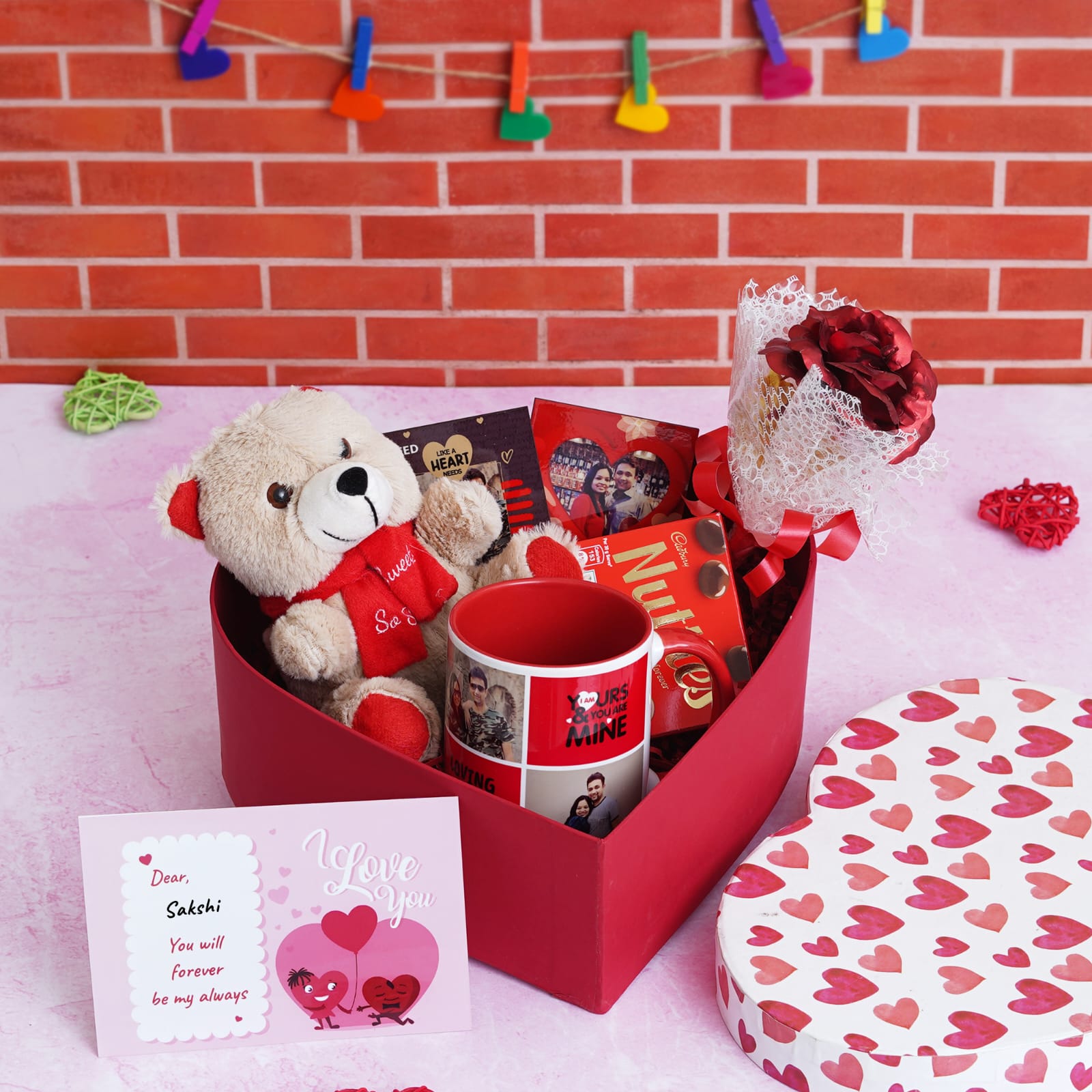 Personalised Love in a Box Valentines Gift Hamper - Best Gift for Valentines - The Gifting Era - 02