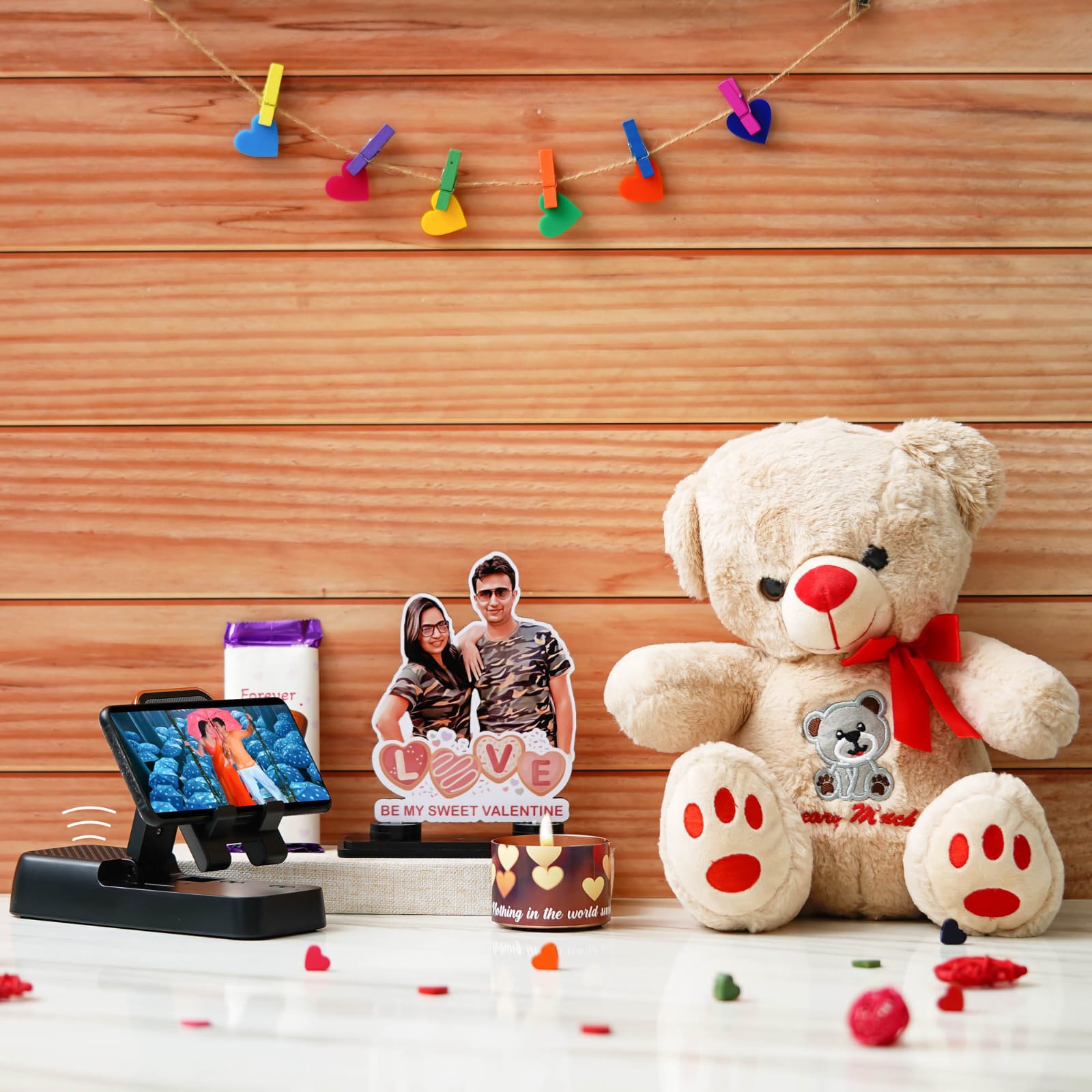 Personalised Sensory Delight Valentines Gift Hamper - Best Gift for Valentines - The Gifting Era