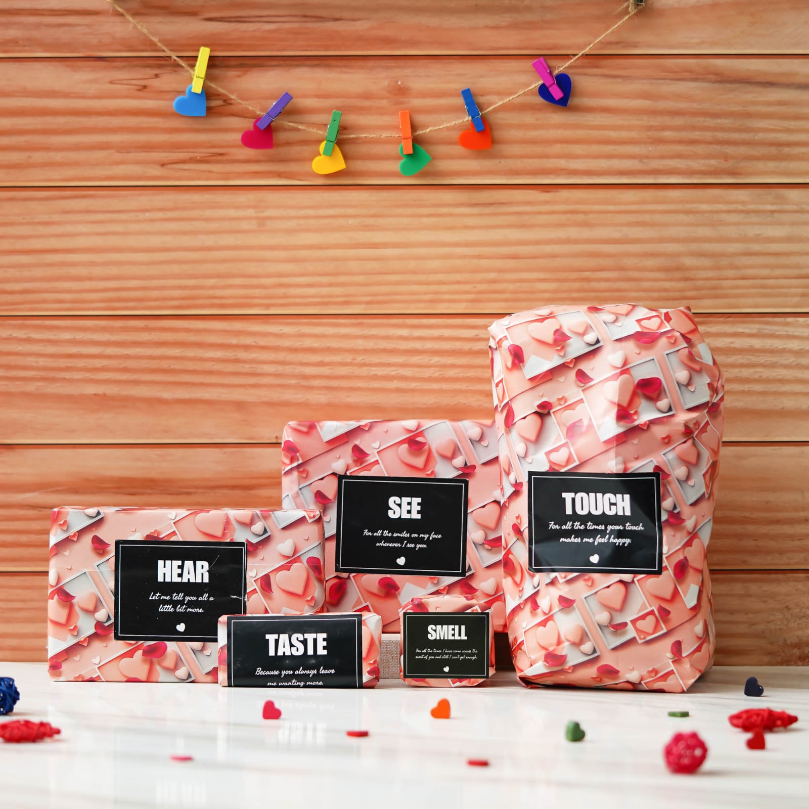 Personalised Sensory Delight Valentines Gift Hamper - Best Gift for Valentines - The Gifting Era 