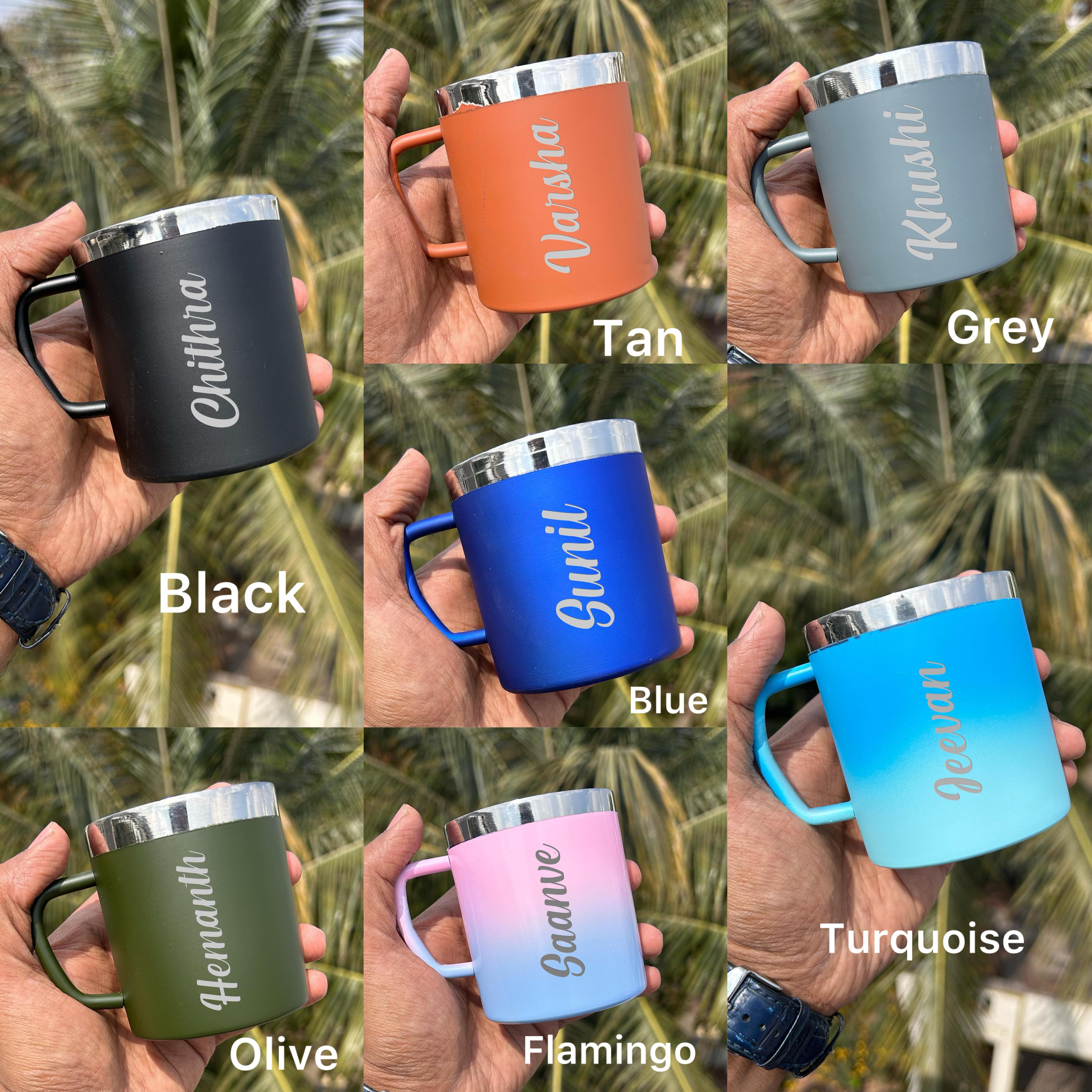 Personalised Texas Steel Vacuum Mug - 180 ML - The Gifting Era