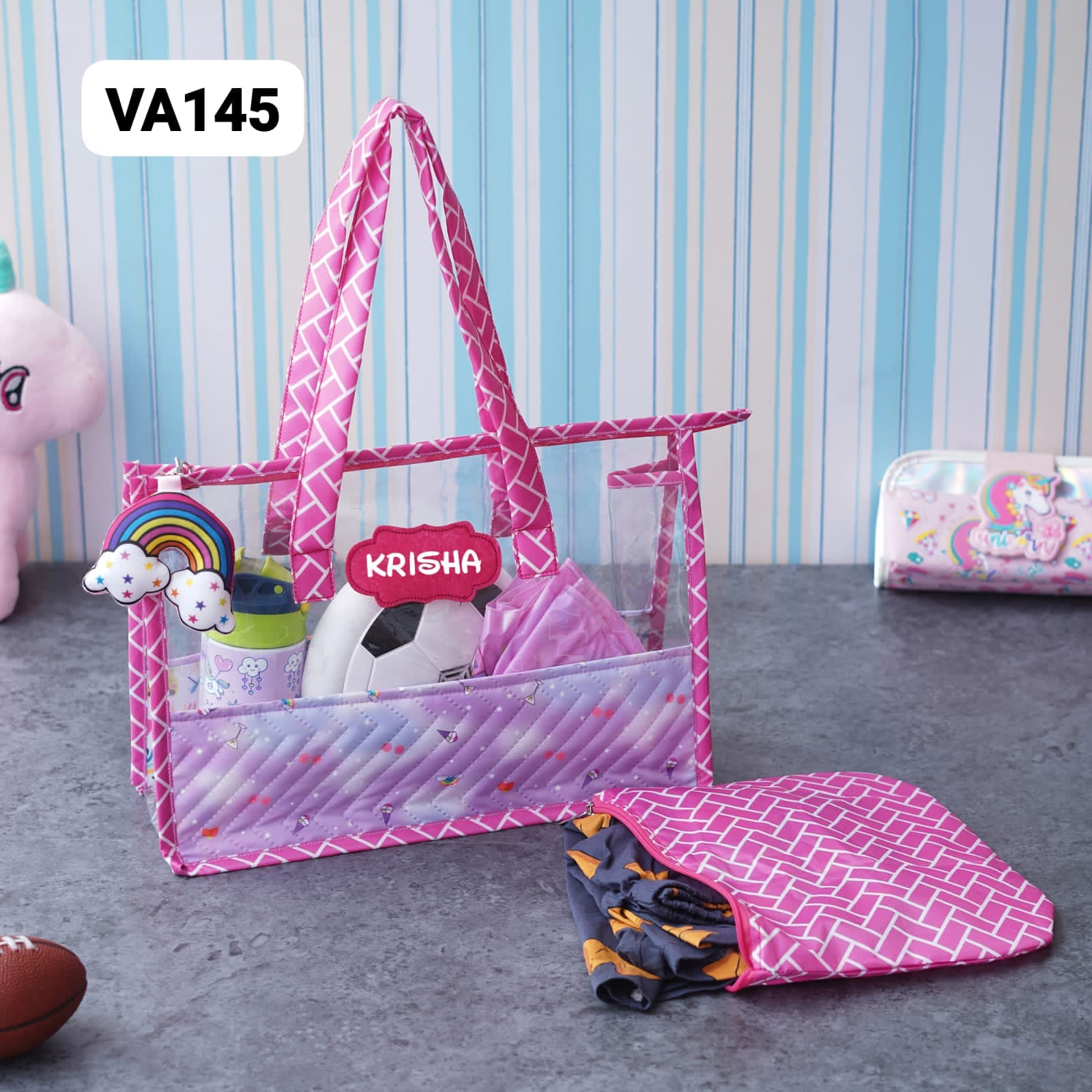 Title Personalised Kids Premium Swimming Bag (VA145 - VA151) - The Gifting Era