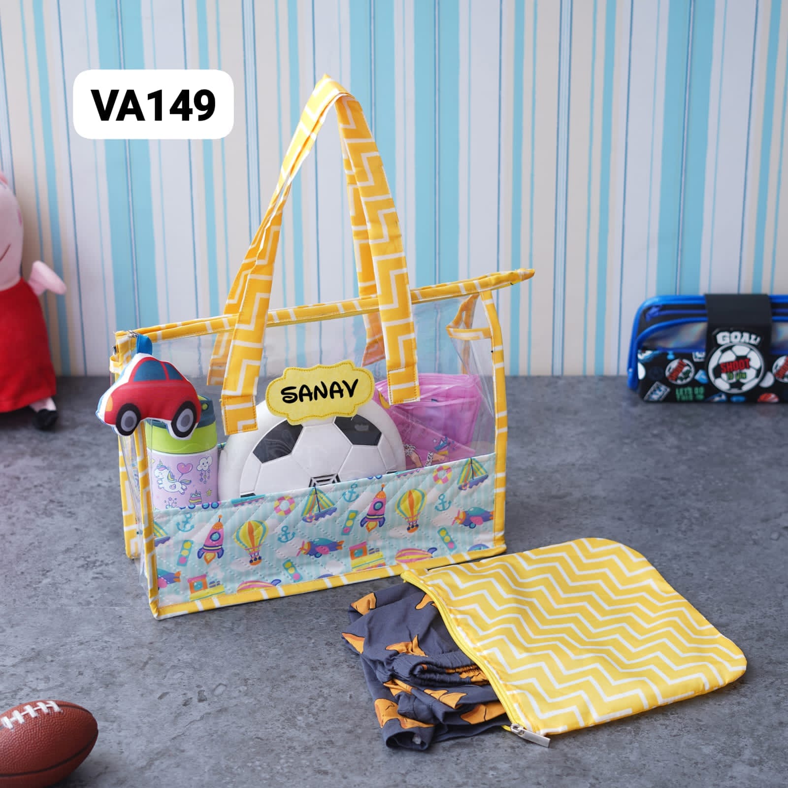 Title Personalised Kids Premium Swimming Bag (VA145 - VA151) - The Gifting Era