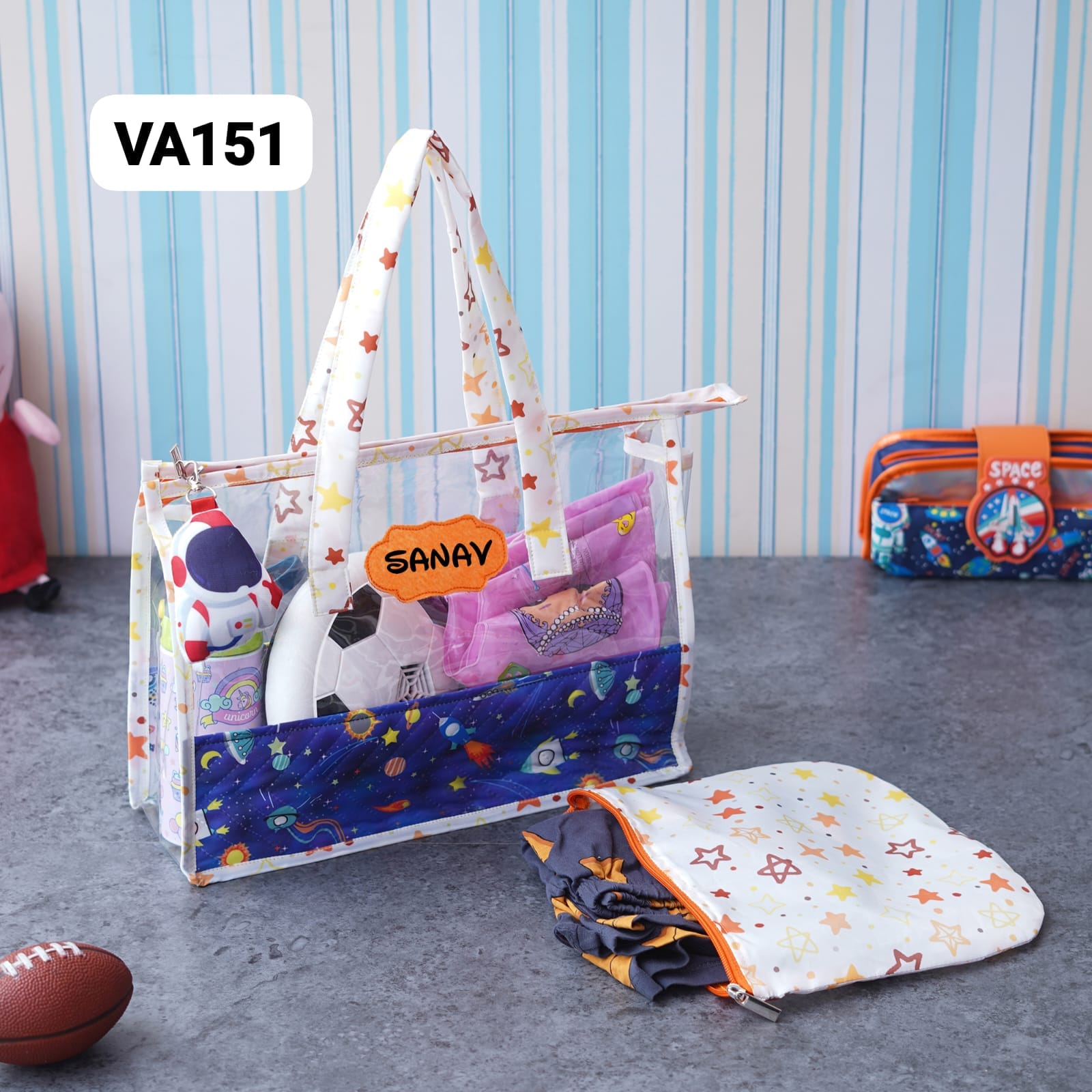 Title Personalised Kids Premium Swimming Bag (VA145 - VA151) - The Gifting Era