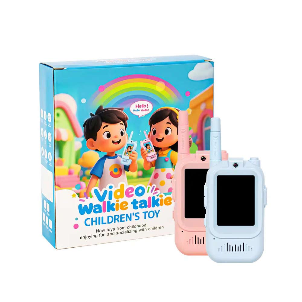 Kids Smart Video Walkie Talkie - HD Camera, Voice Changer, & Screen Display - The Gifting Era