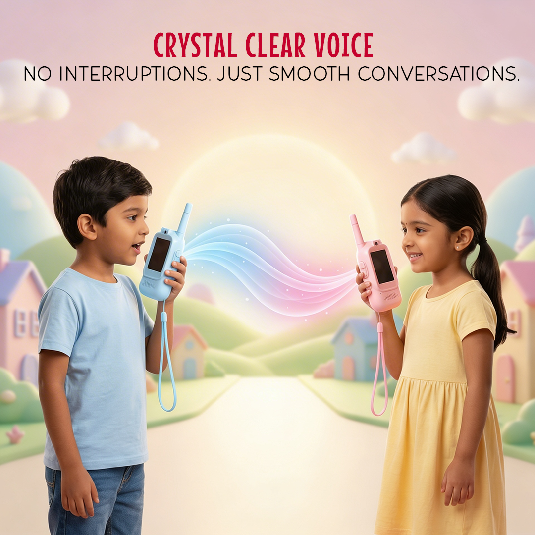 Kids Smart Video Walkie Talkie - HD Camera, Voice Changer, & Screen Display - The Gifting Era