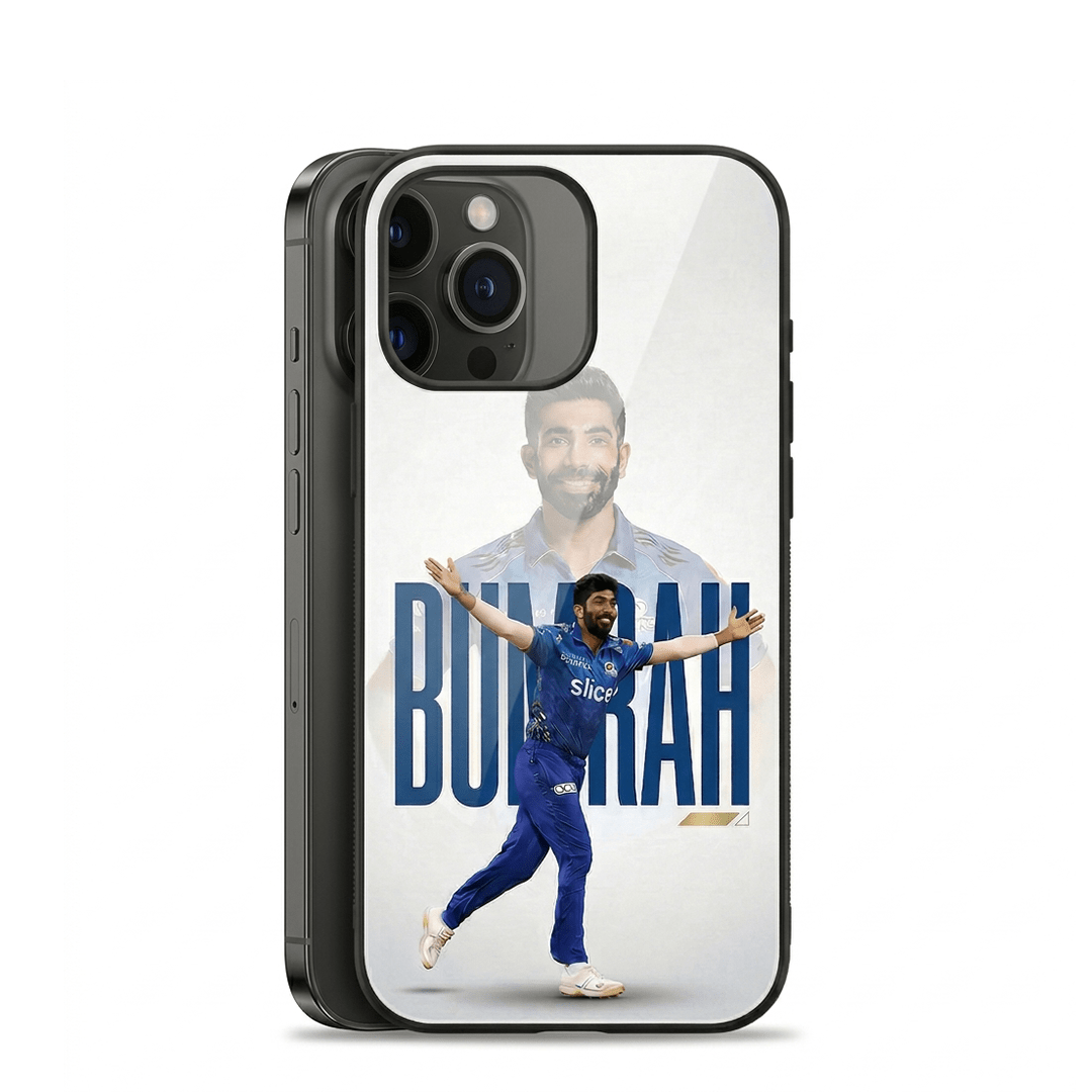 Boom Boom Bumrah - IPL Edition Metallic Glossy Finish TPU 360° Protection Phone Case - The Gifting Era