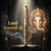 Personalised Sacred Lord Ganeshji Metal Roller Pen with Rudraksh Bead Embed - The Gifting Era