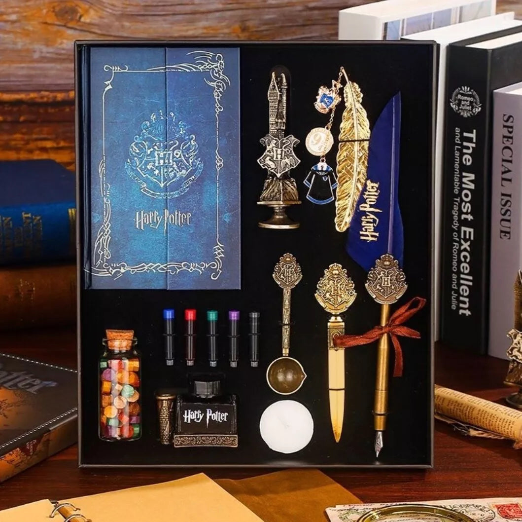 Harry Potter Themed Diary & Feather Pen Vintage Gift Set of 15 Collectables