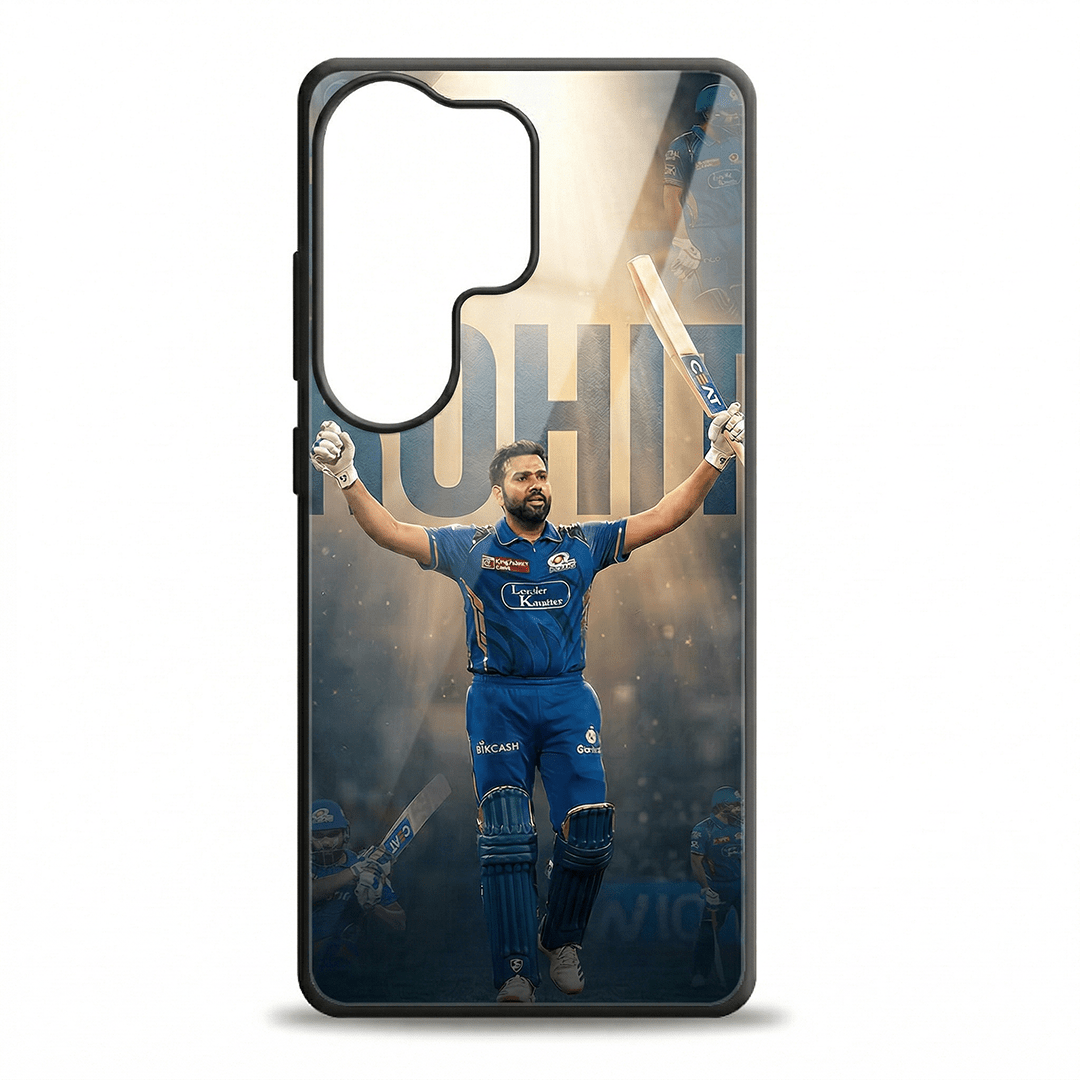 Hitman Rohit Sharma MI - IPL Edition Metallic Glossy Finish TPU 360° Protection Phone Case - The Gifting Era