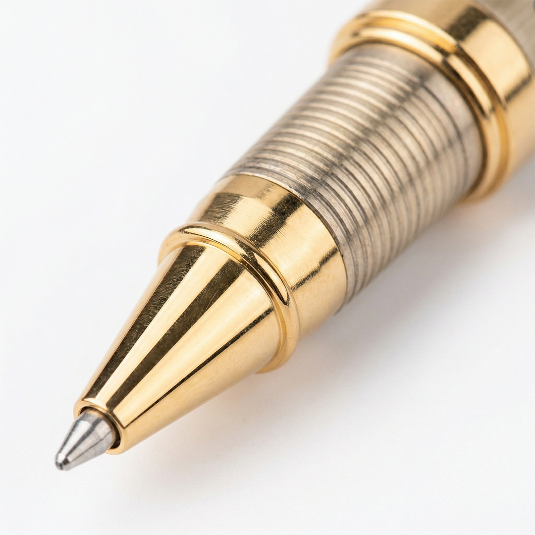 Satyamev Jayate X I love India Engraved Premium Metal Roller Pen With Crystals on Top - The Gifting Era