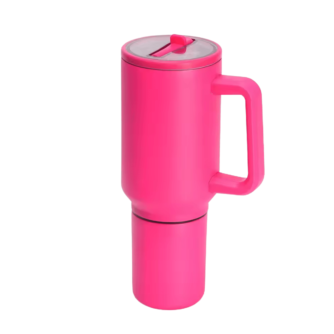India's 1st - Personalised Sip & Eat Duo Vacuum Insulated 800ML Sipper Tumbler With 400ML Food Jar - The Gifting Era