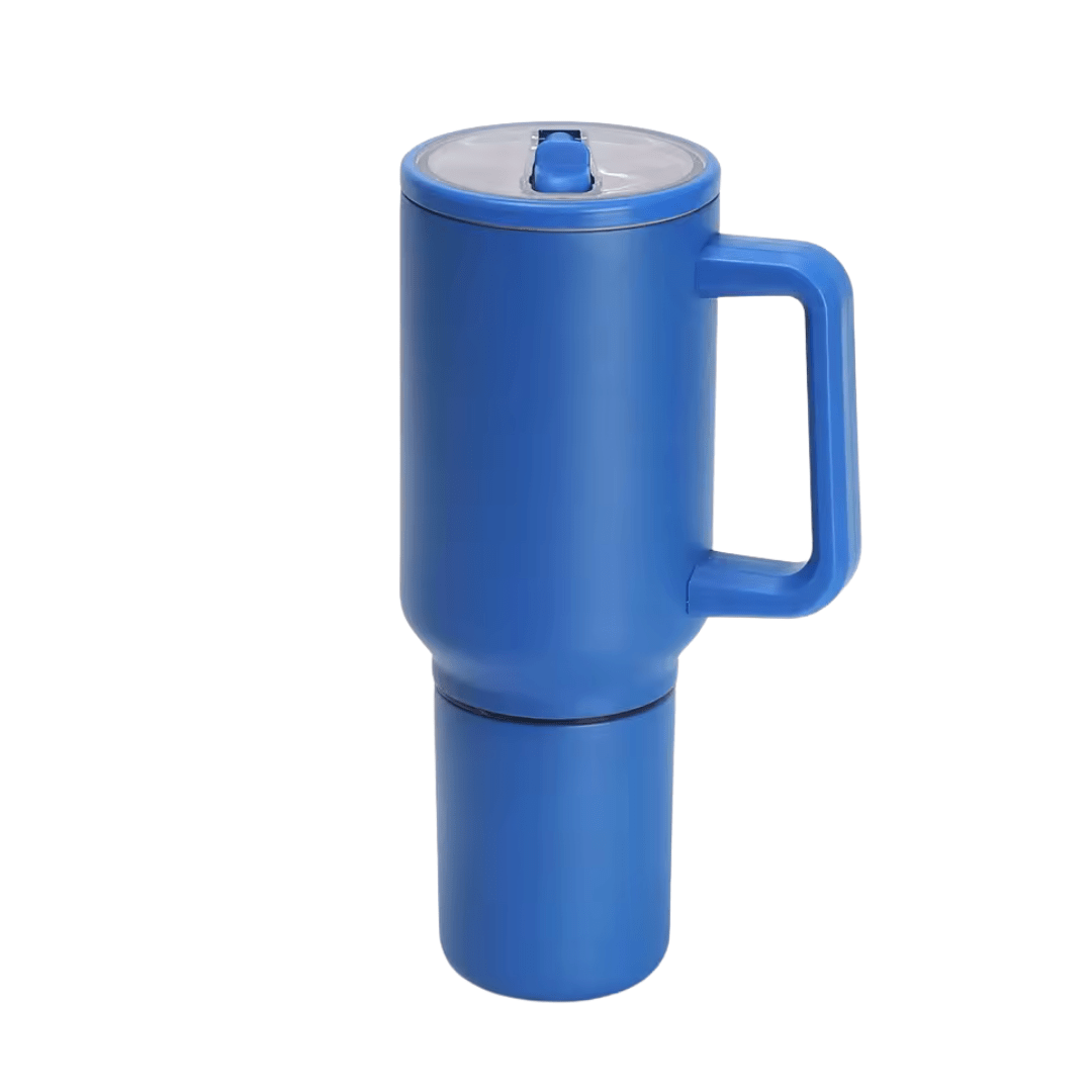 India's 1st - Personalised Sip & Eat Duo Vacuum Insulated 800ML Sipper Tumbler With 400ML Food Jar - The Gifting Era