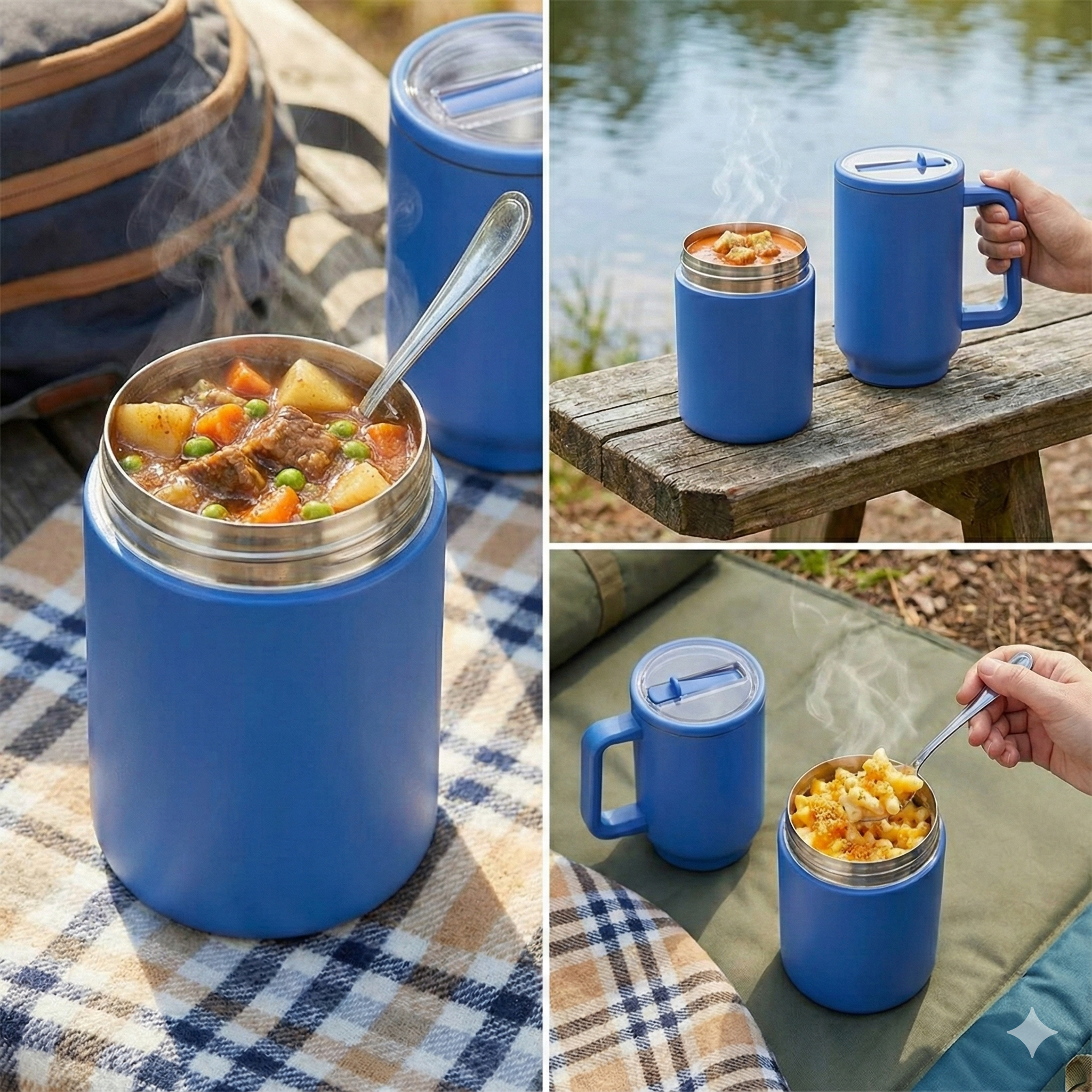 India's 1st - Personalised Sip & Eat Duo Vacuum Insulated 800ML Sipper Tumbler With 400ML Food Jar - The Gifting Era