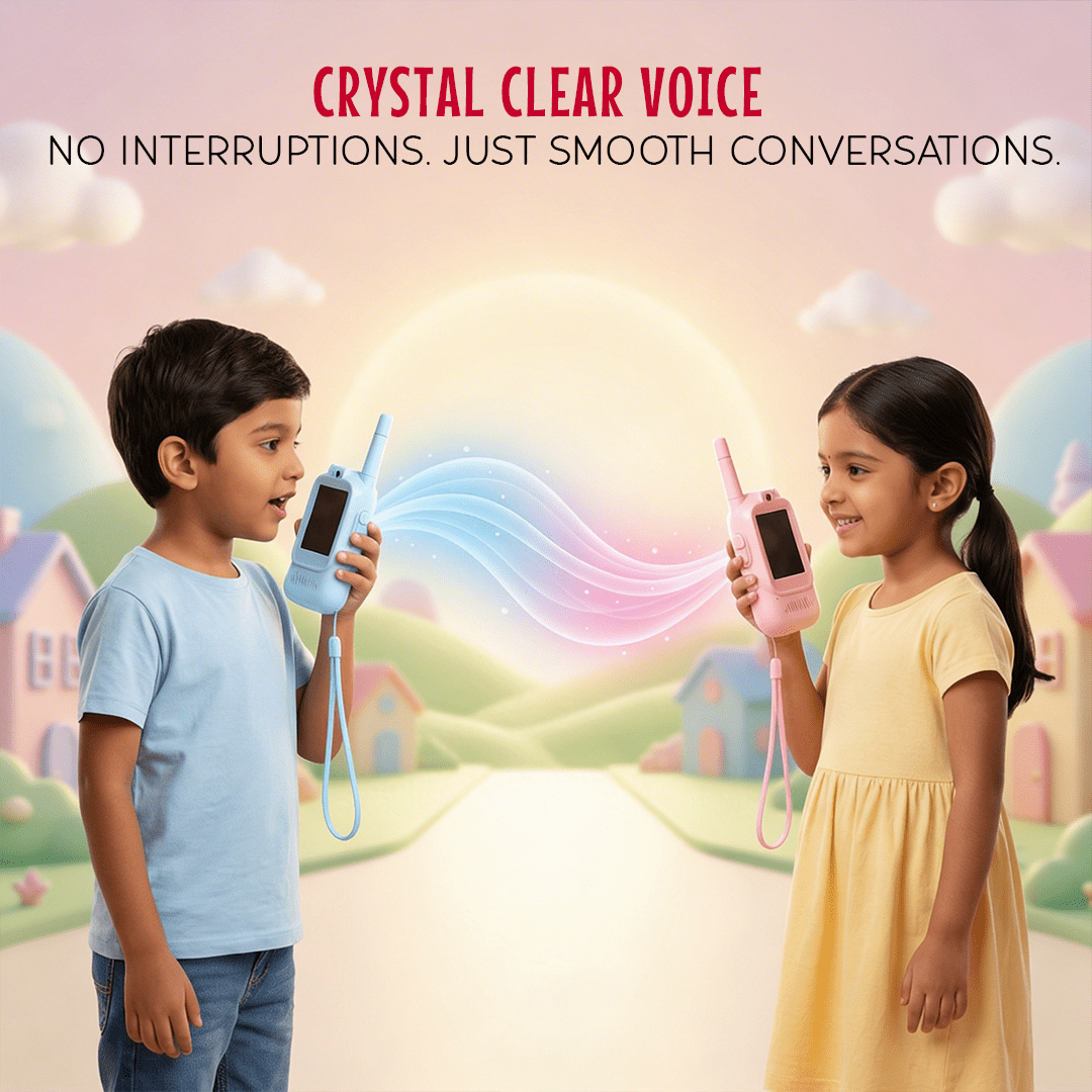 Kids Smart Video Walkie Talkie - HD Camera, Voice Changer, & Screen Display - The Gifting Era