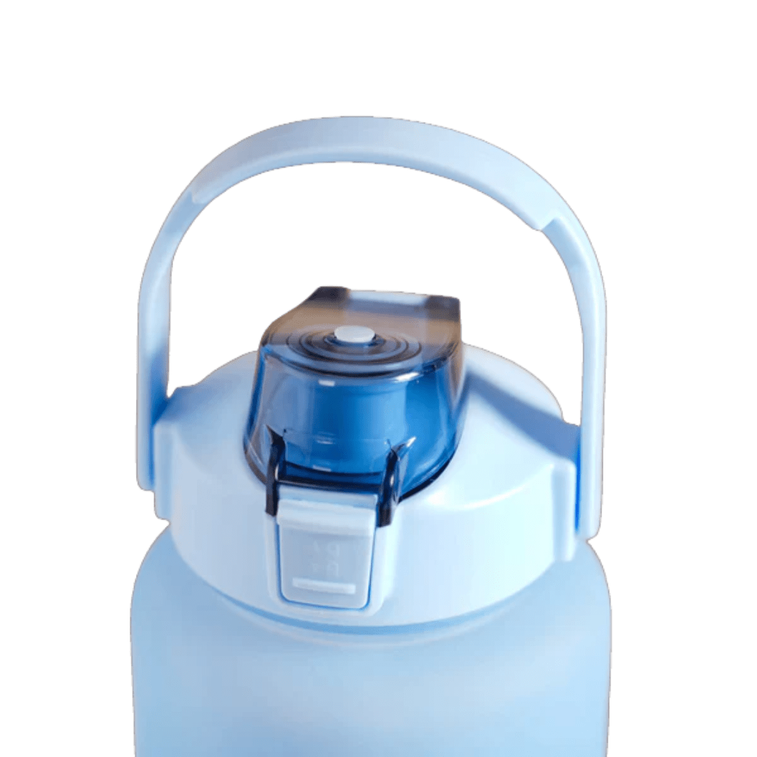 Motivational Sport & Gym Water Bottle - Set of 3 - Blue & Orange - The Gifting Era
