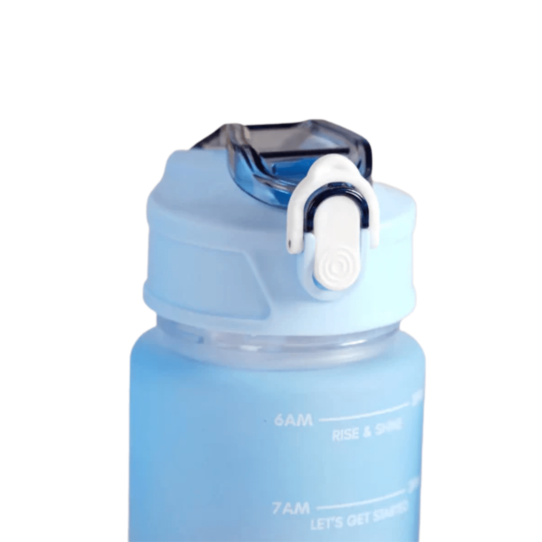 Motivational Sport & Gym Water Bottle - Set of 3 - Blue & Orange - The Gifting Era