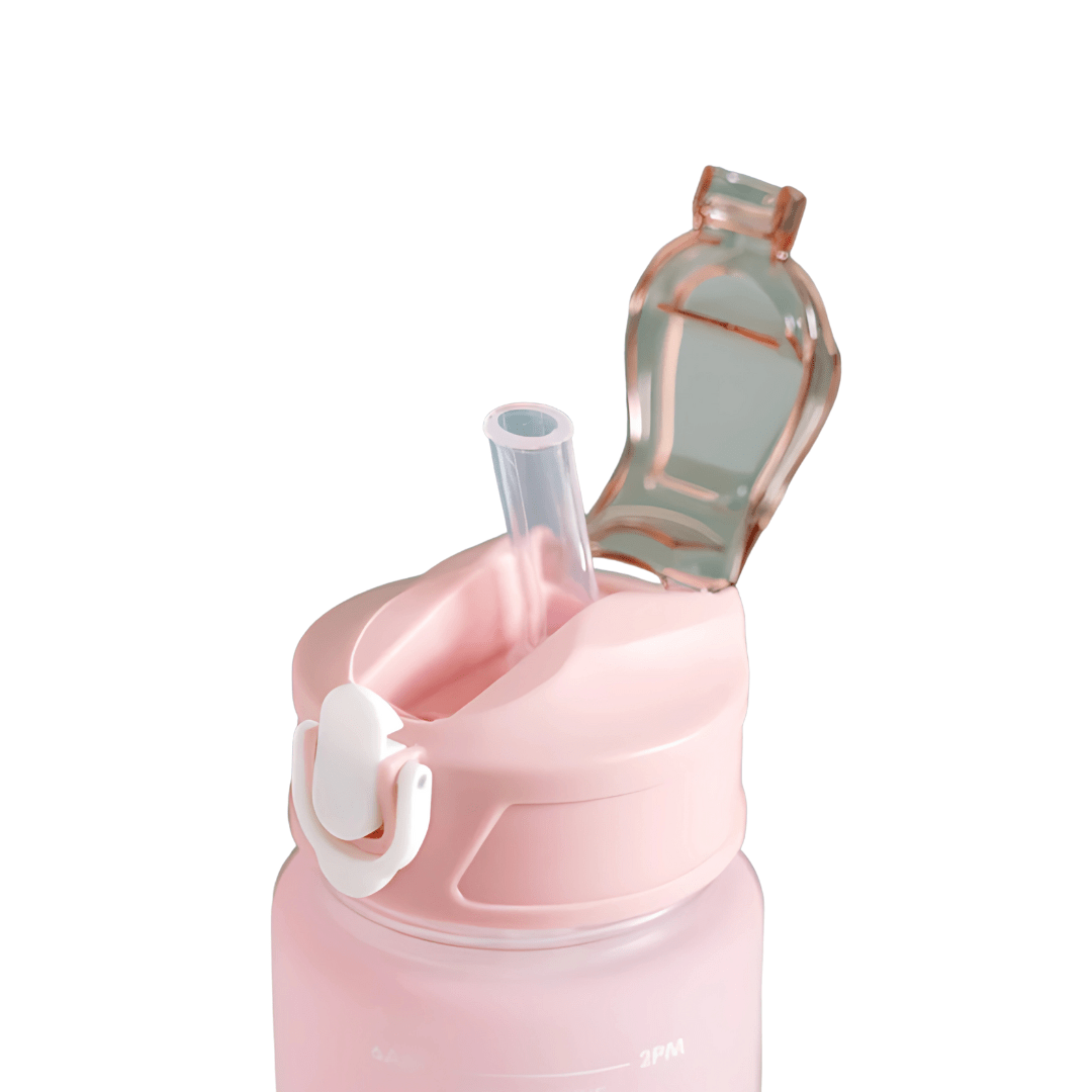 Motivational Sport & Gym Water Bottle - Set of 3 - Pink & Blue - The Gifting Era