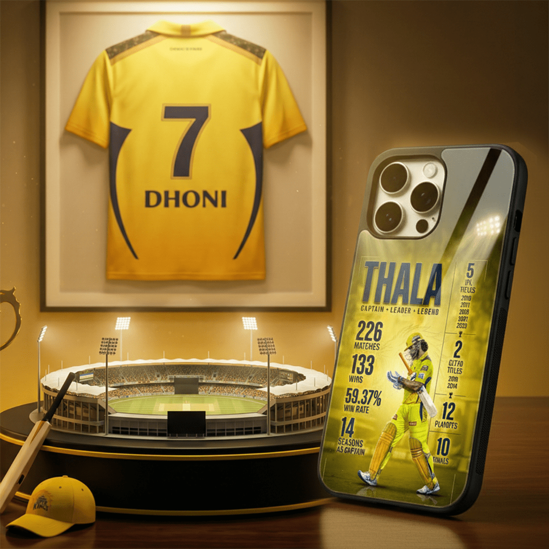 MSD7 — The Complete Record - IPL Edition Metallic Glossy Finish TPU 360° Protection Phone Case - The Gifting Era