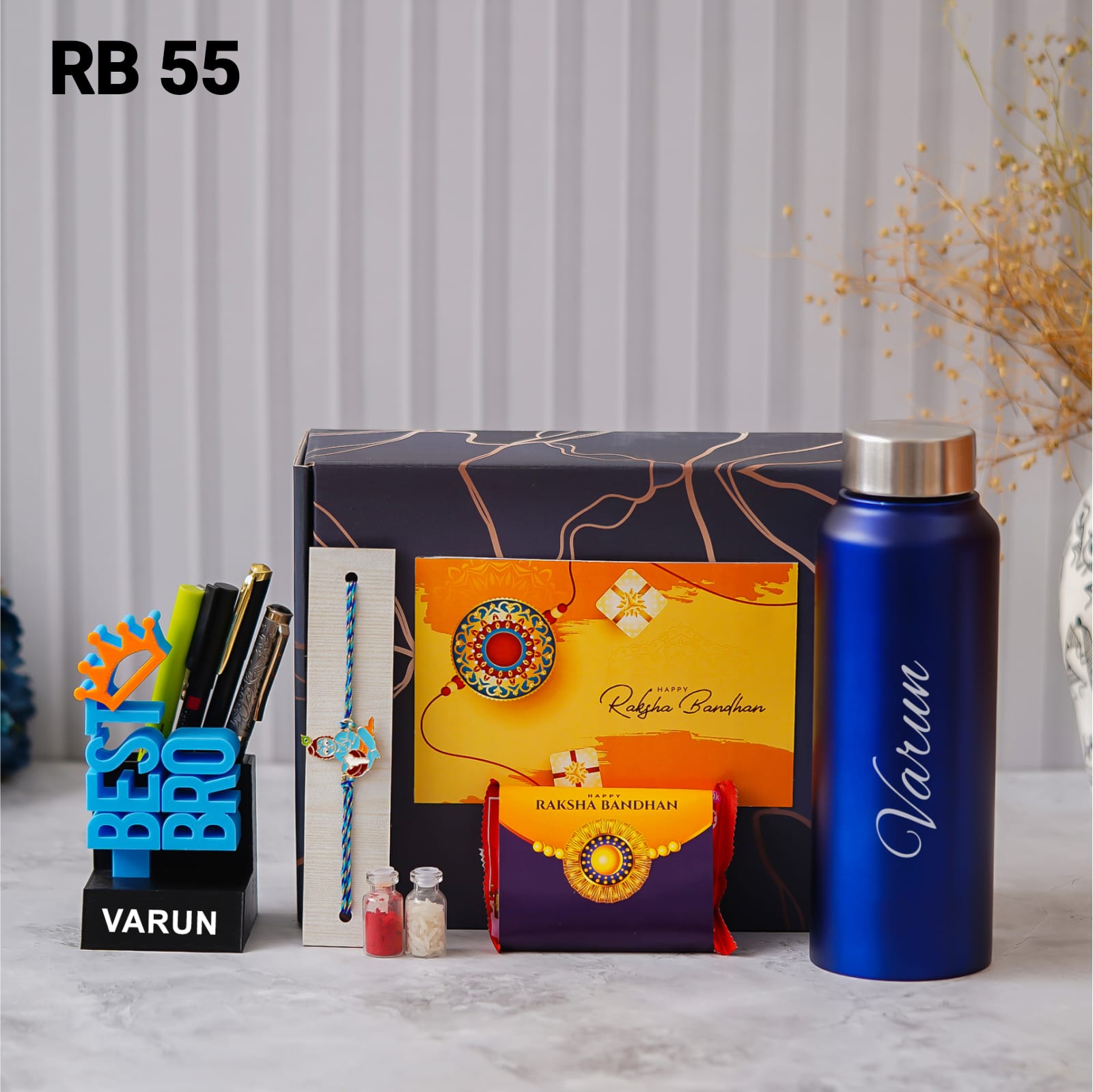 Personalised Best Bro Rakhi Hamper - RB55 - Raksha Bandhan Special - The Gifting Era