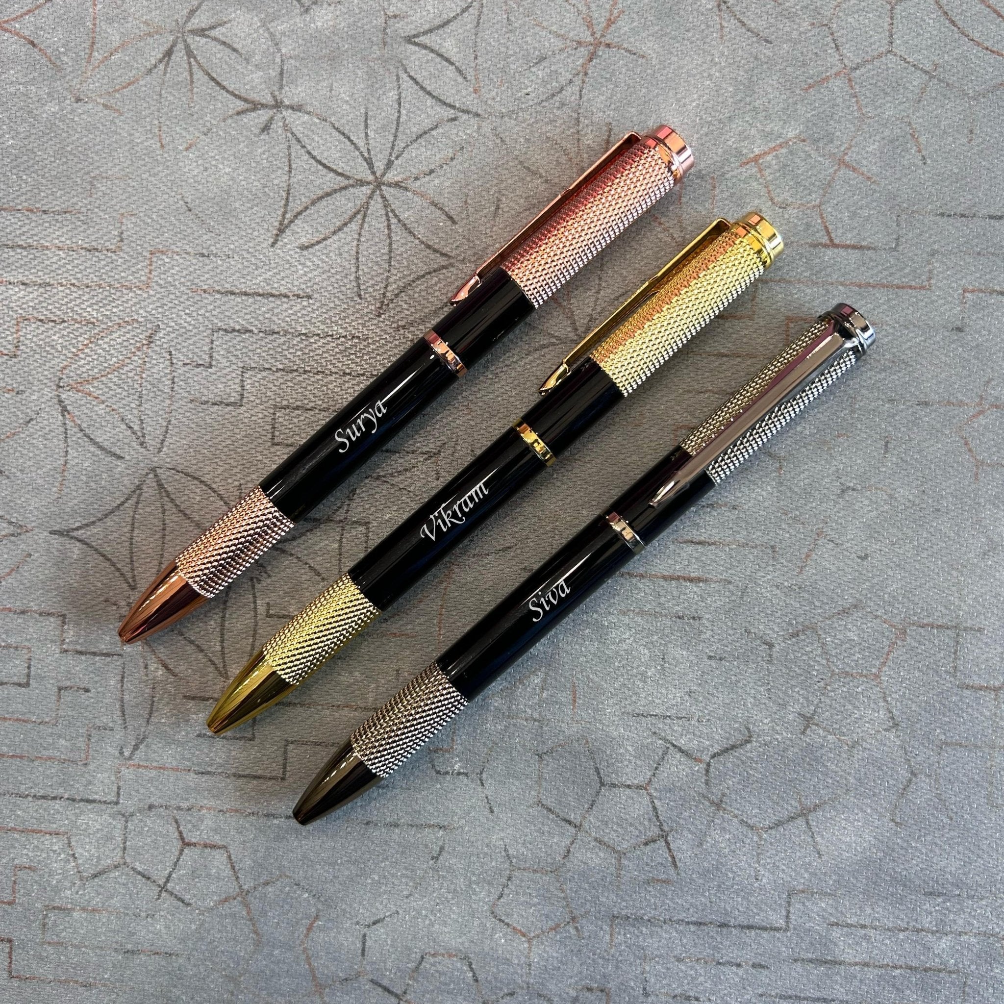 Personalised Brio Dotted Premium Metal Ball Pen - The Gifting Era