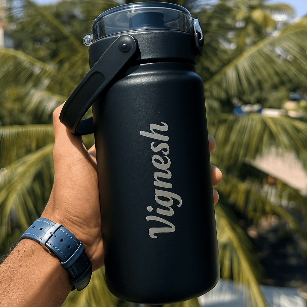Personalised Creta Hot & Cold Vacuum Flask - 1000 ML - The Gifting Era