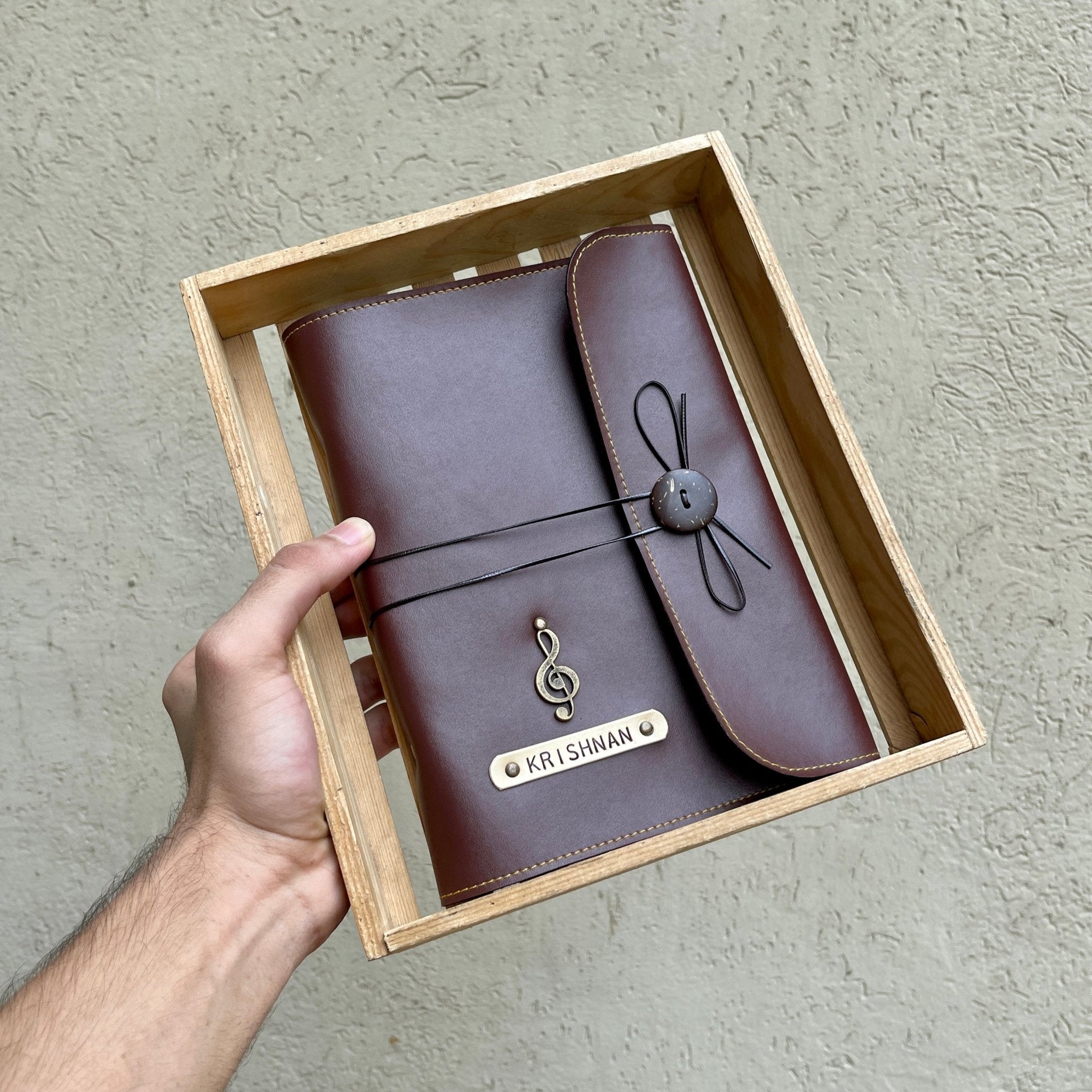 Personalised Diary With String Lock - SD - The Gifting Era