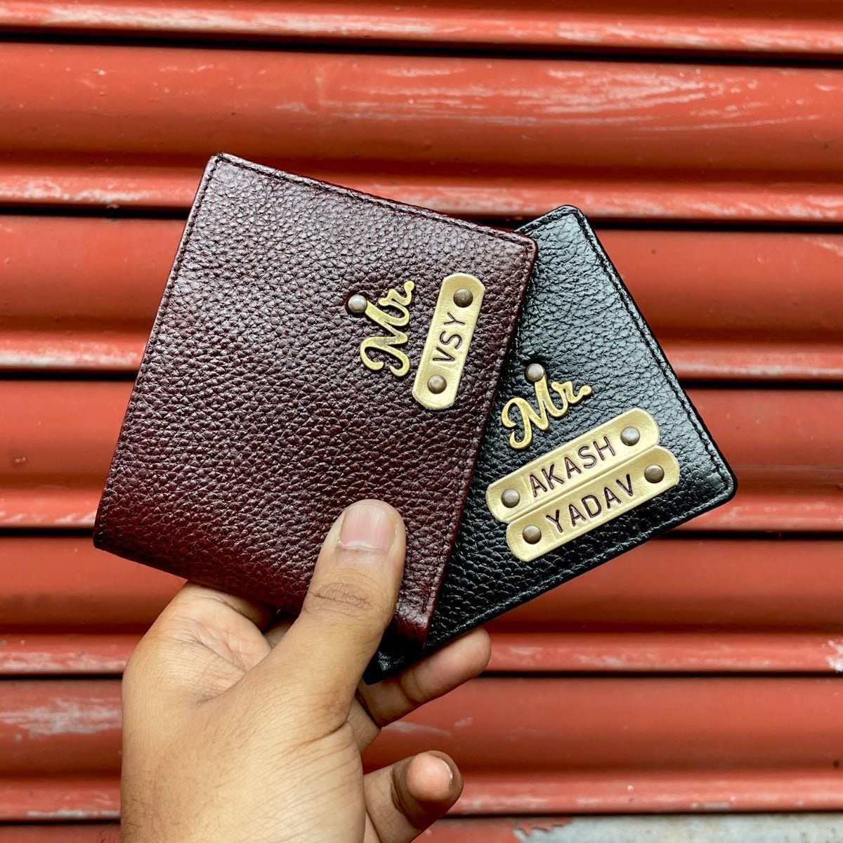 Personalised Genuine Leather Men's Wallet - LEMW - The Gifting Era