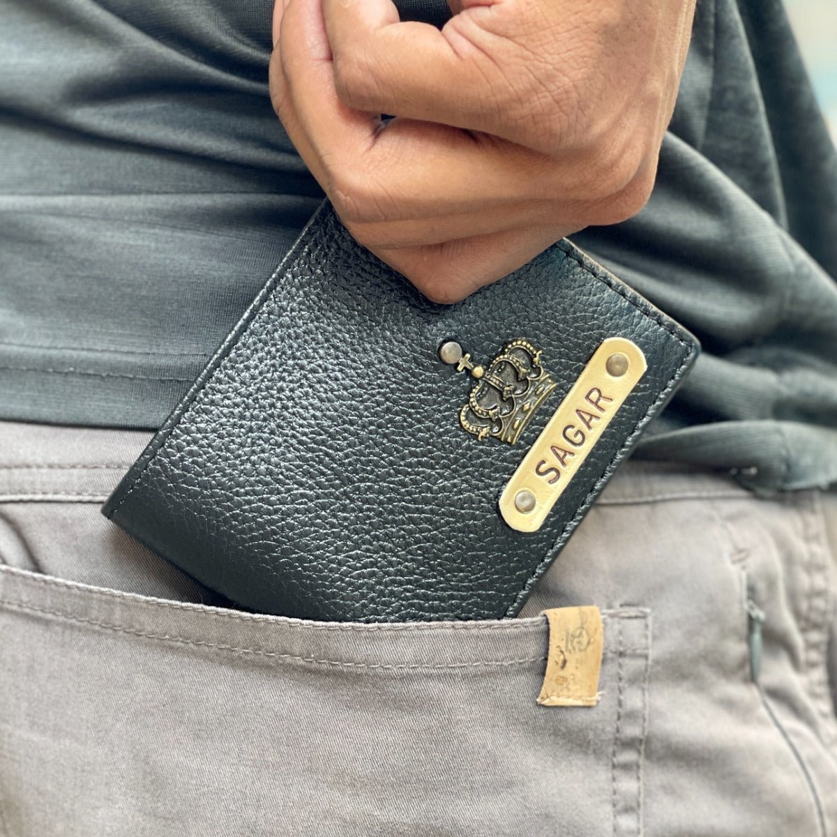 Personalised Genuine Leather Men's Wallet - LEMW - The Gifting Era