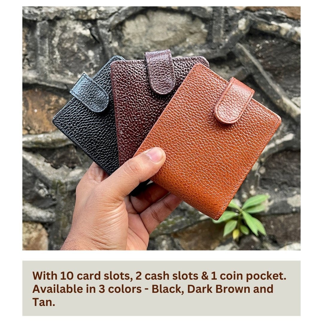 Personalised Genuine Leather Twin Men's Wallet - LETMW - The Gifting Era