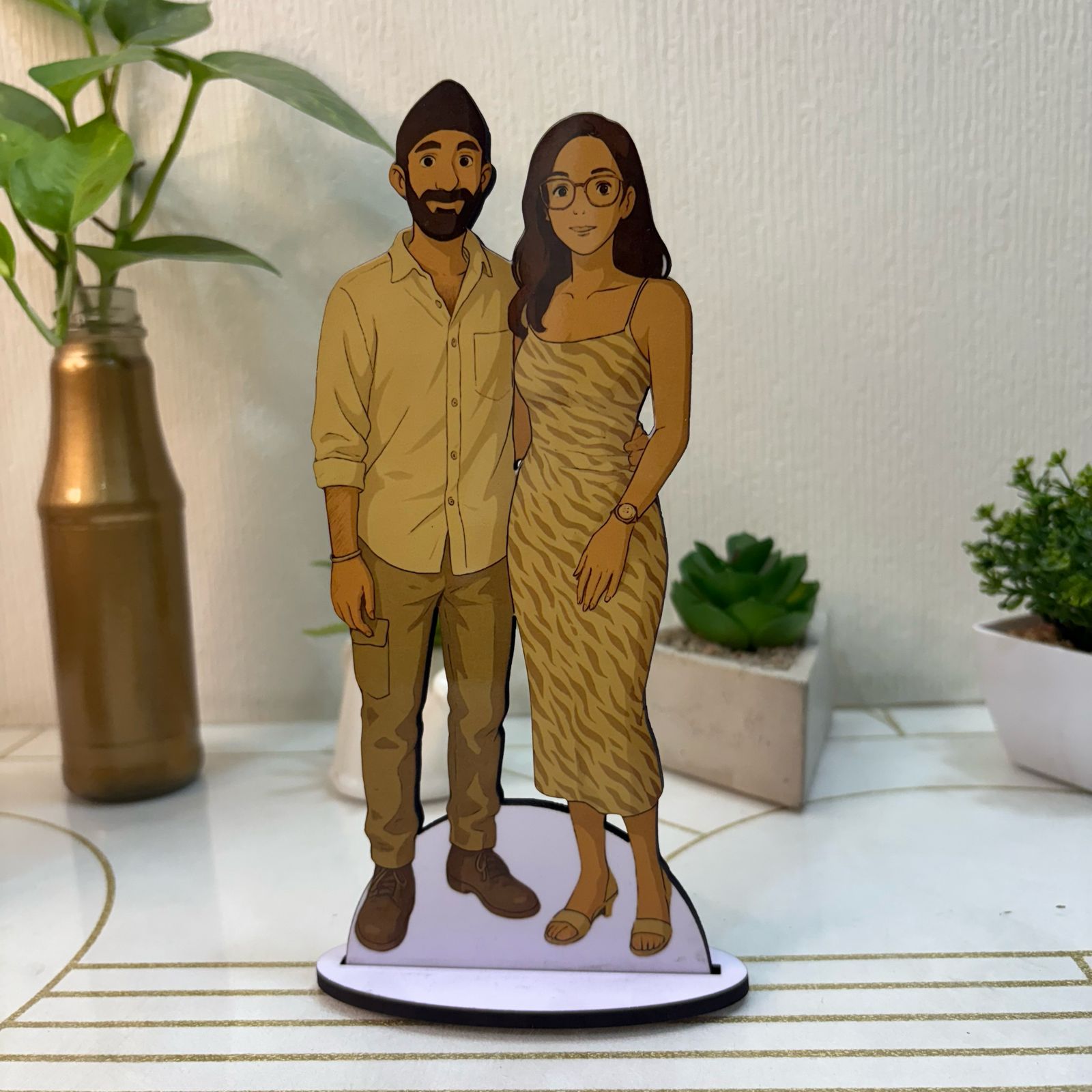 Personalised Ghibli Art Photo Standee - The Gifting Era