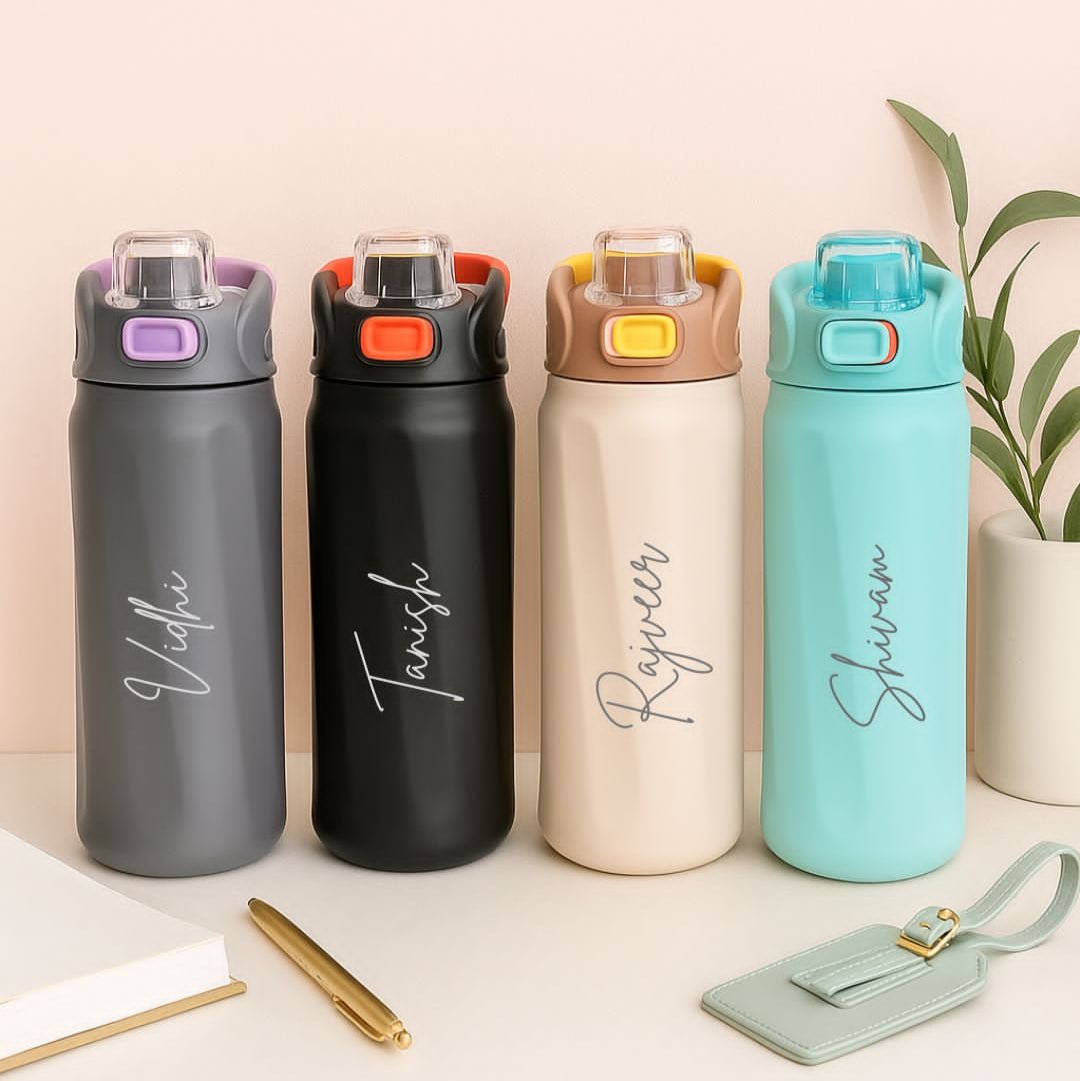 Personalised Hydro Sipper Vacuum Bottle - 700 ML - The Gifting Era