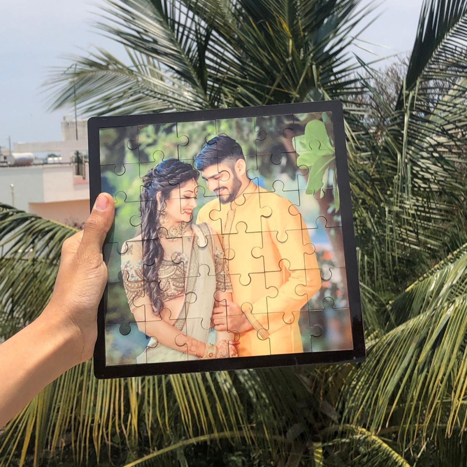 Personalised Jigsaw Wooden Photo Puzzle Frame - The Gifting Era