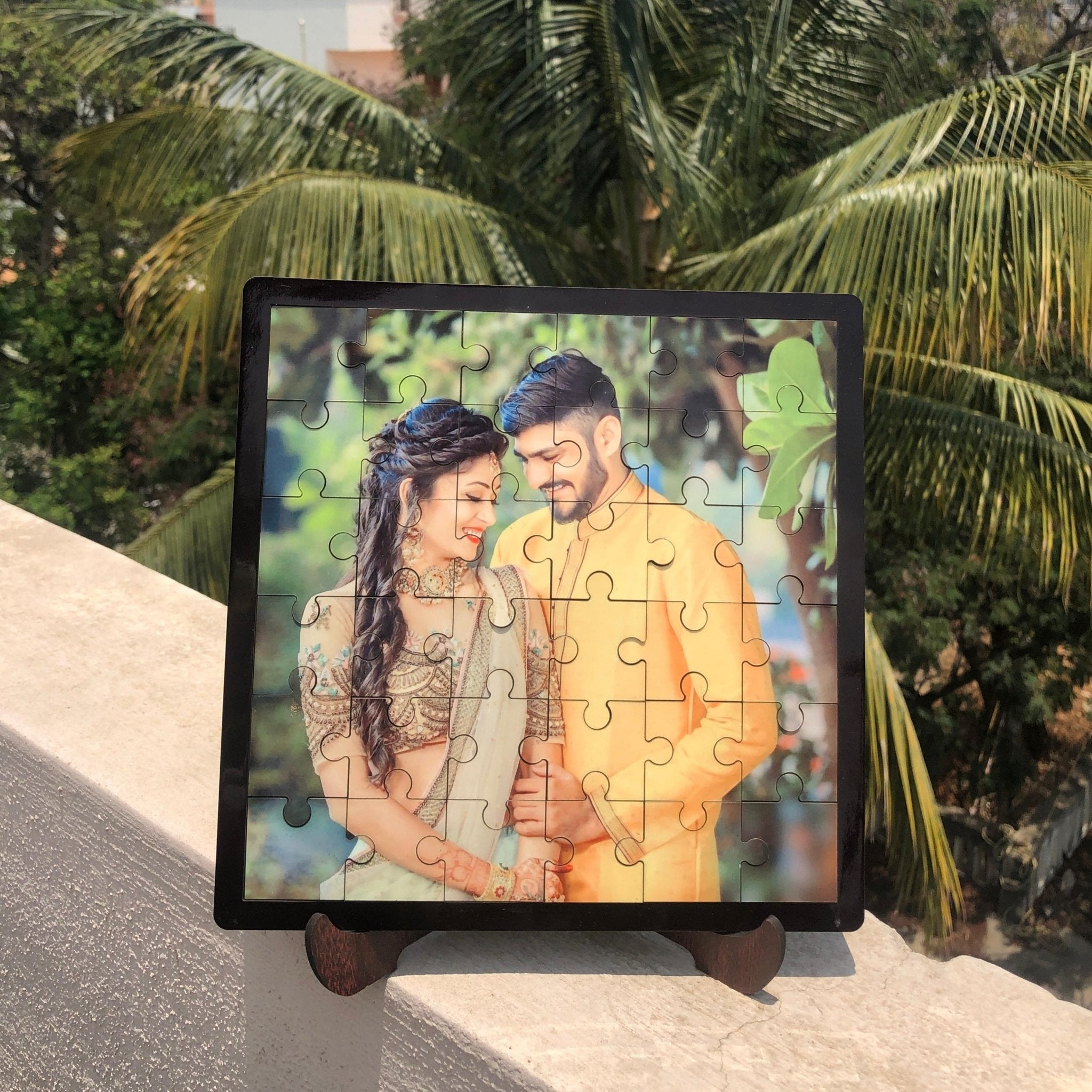 Personalised Jigsaw Wooden Photo Puzzle Frame - The Gifting Era
