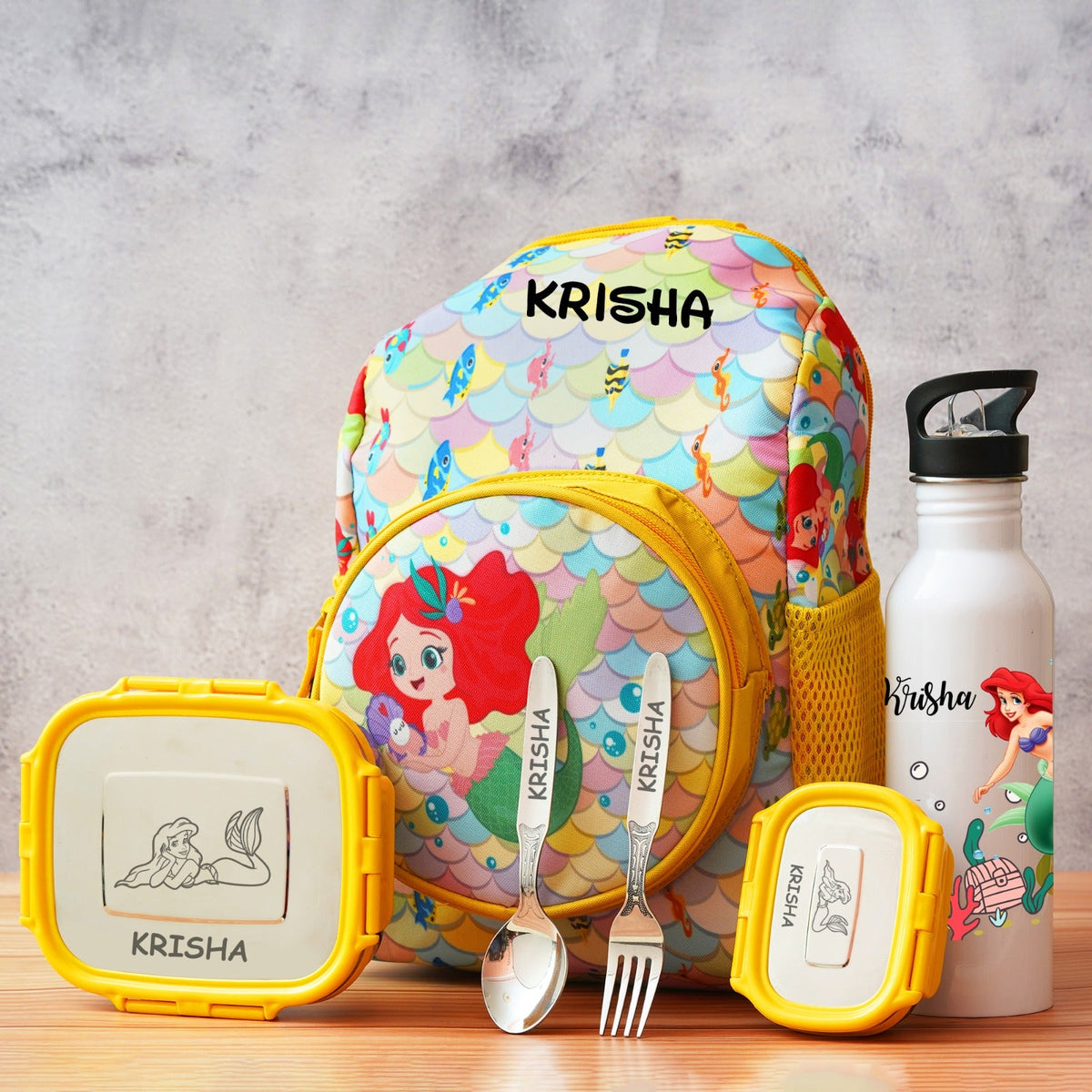 Personalised Junior Kids Theme Premium School Bag Hamper - The Gifting Era