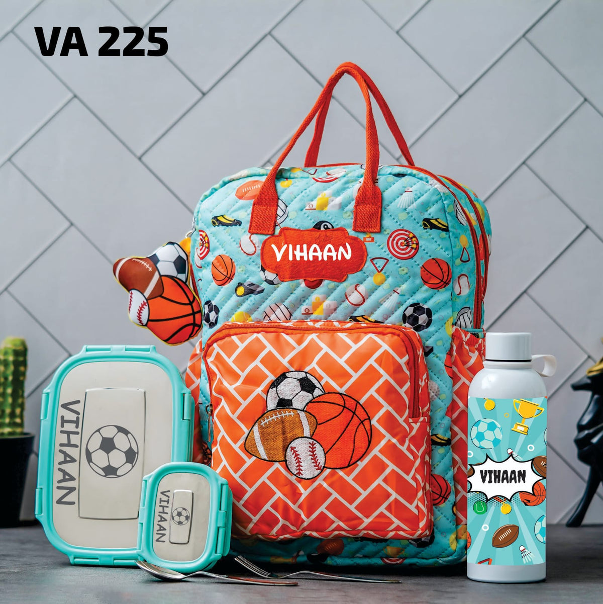 Personalised Kids Back 2 School Combo Pack of 3 (VA216-VA228) - The Gifting Era