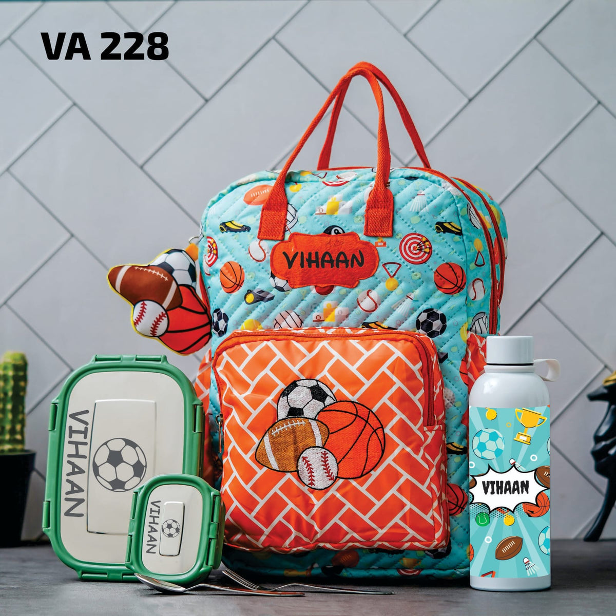 Personalised Kids Back 2 School Combo Pack of 3 (VA216-VA228) - The Gifting Era