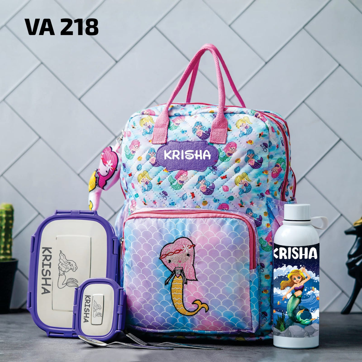 Personalised Kids Back 2 School Combo Pack of 3 (VA216-VA228) - The Gifting Era