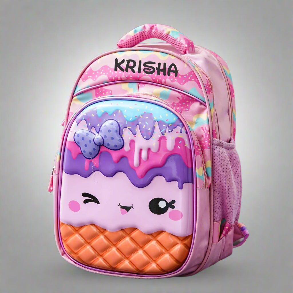 Personalised Kids Candy Theme Premium School Bag Hamper (VA232) - The Gifting Era