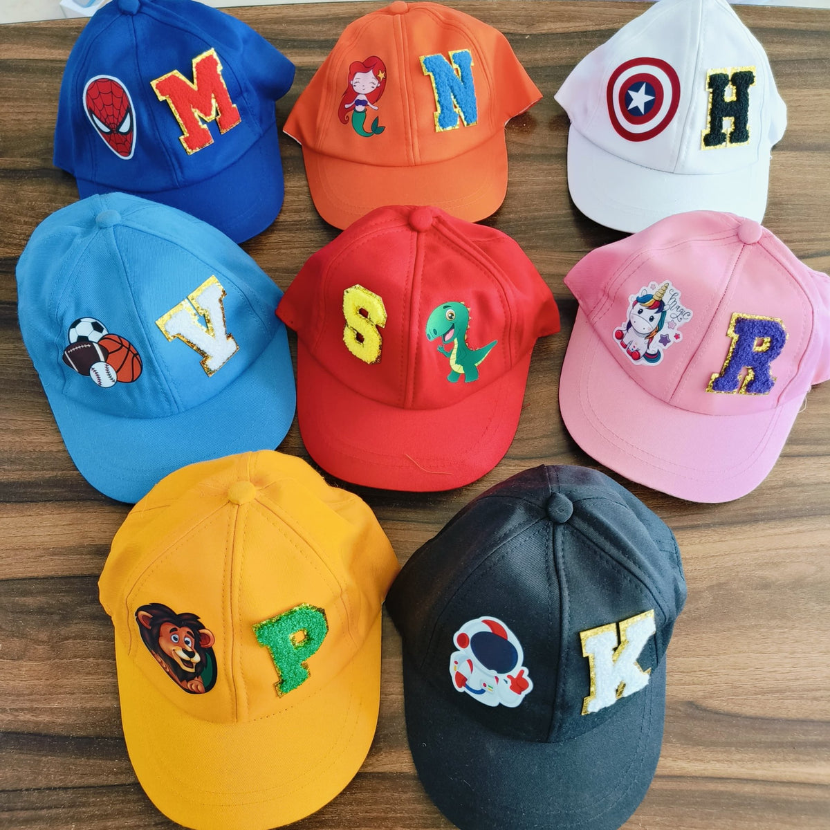 Personalised Kids Cap with Theme & Initial - The Gifting Era