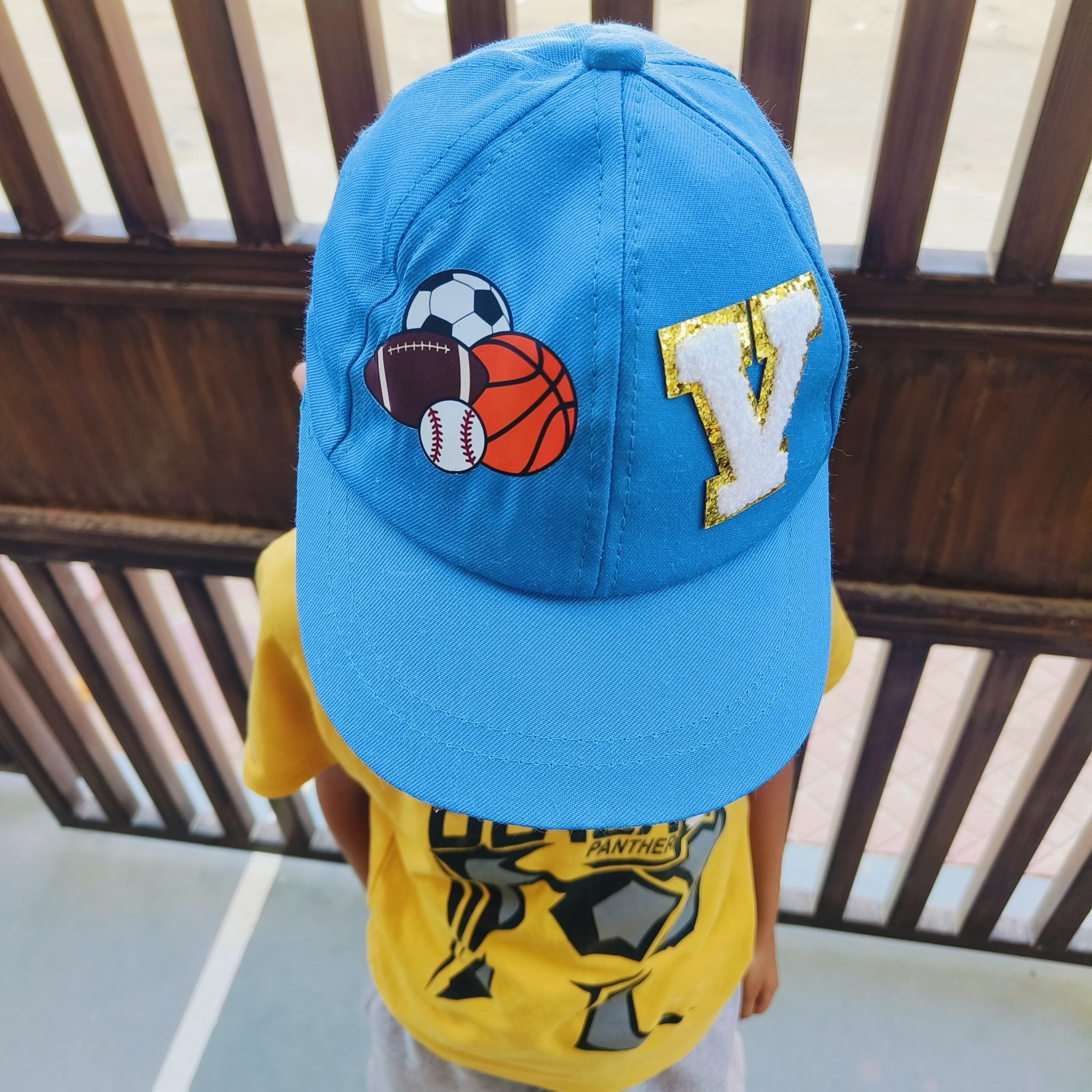 Personalised Kids Cap with Theme & Initial - The Gifting Era