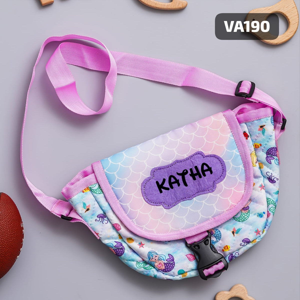 Personalised Kids Premium Fashionable Sling Bag (VA184 - VA193) - The Gifting Era